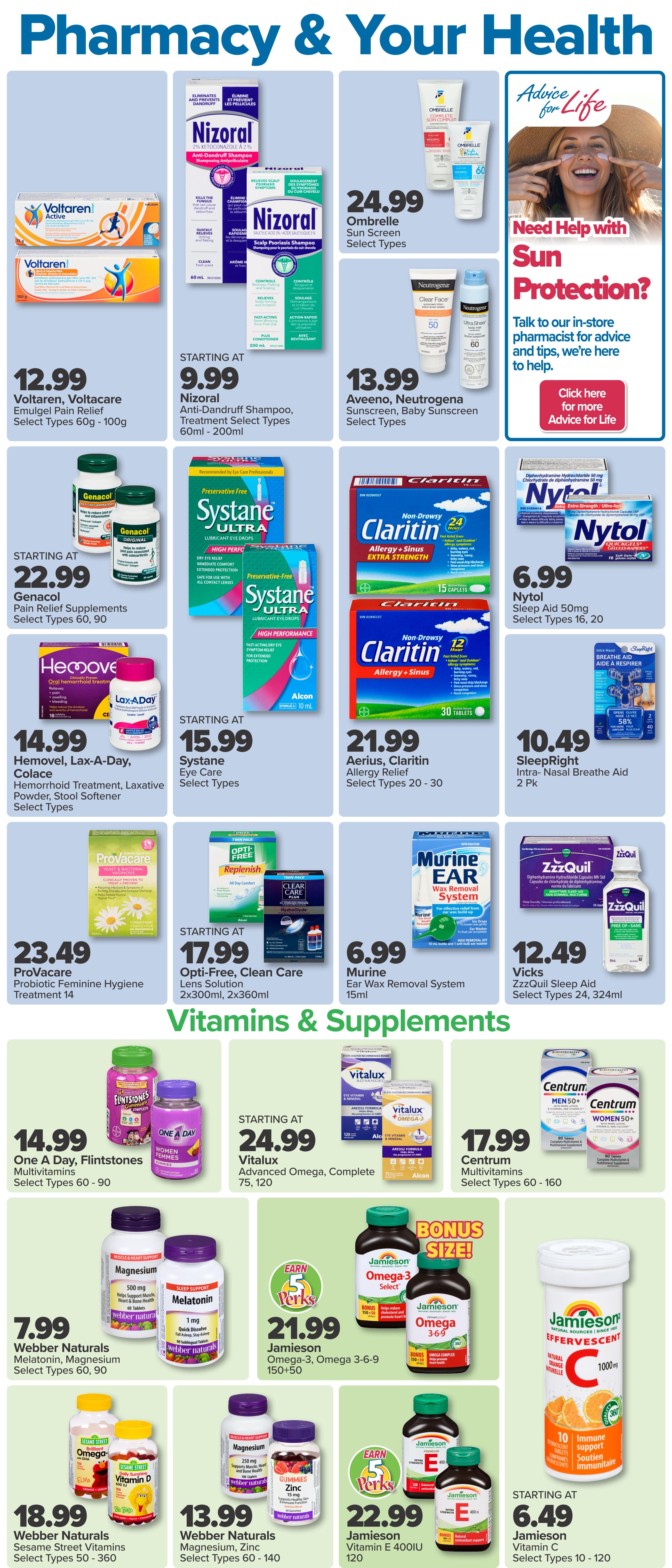 PharmaChoice (BC, AB, SK & MB) Flyer August 6 to 12