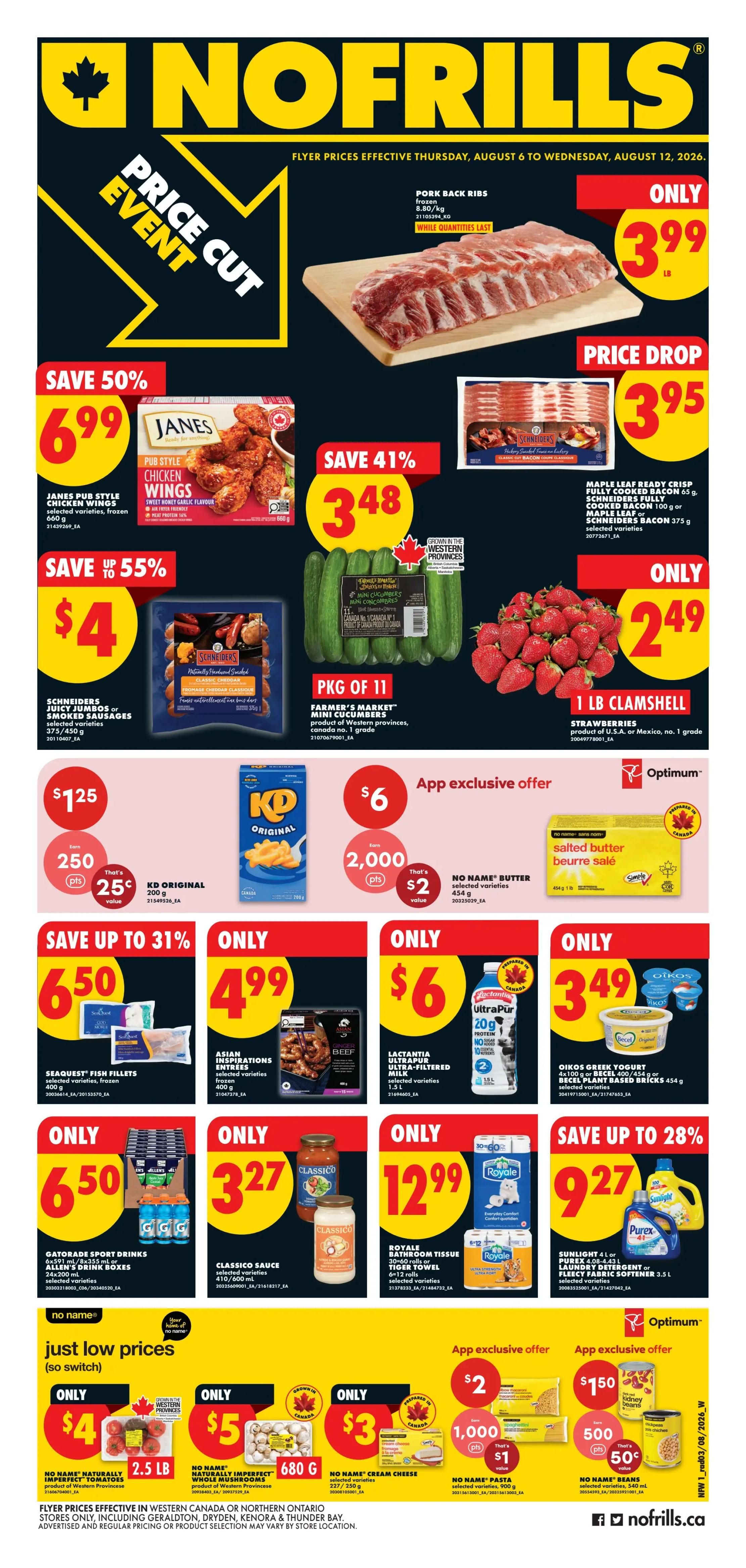 No Frills (West) Flyer August 6 to 12