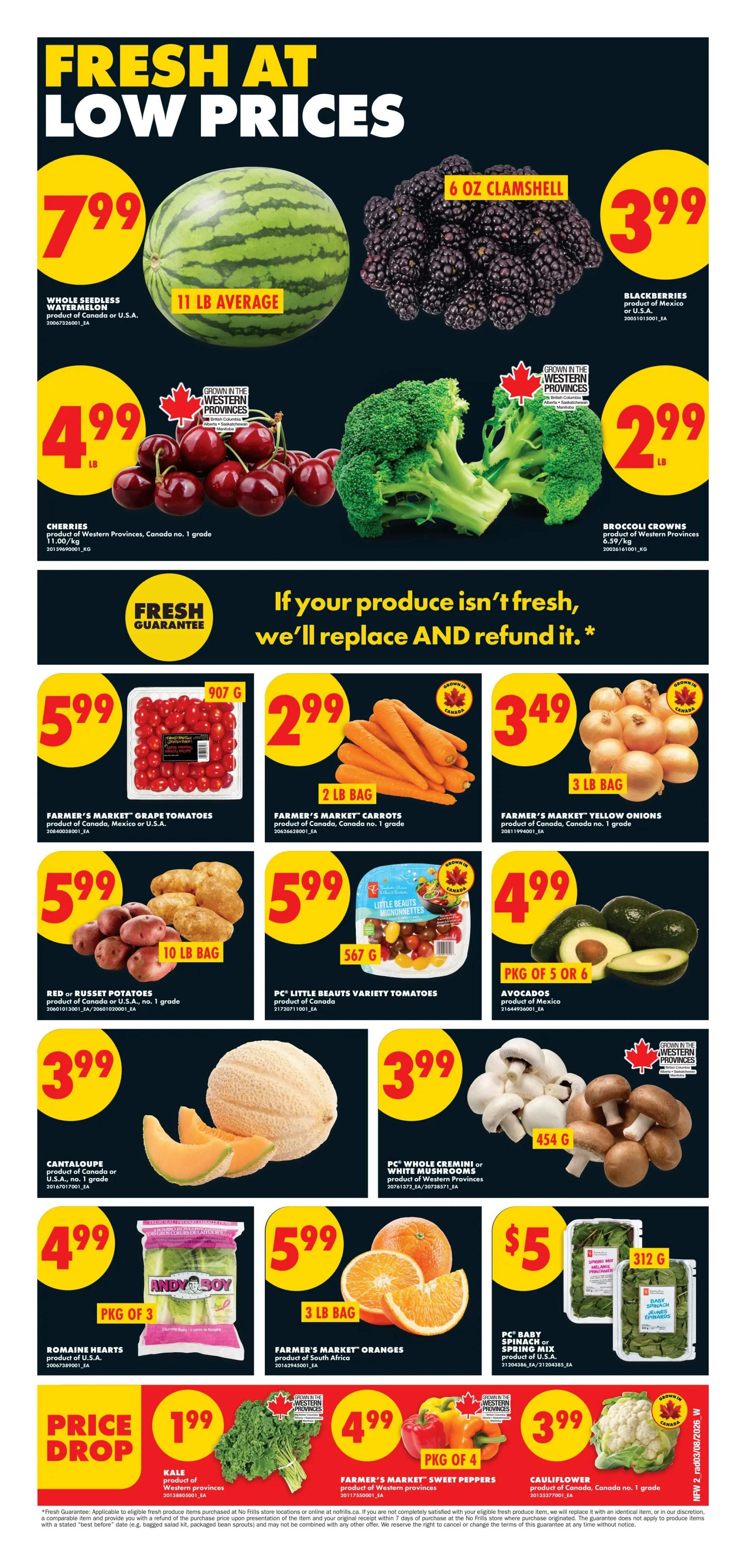 No Frills (West) Flyer August 6 to 12