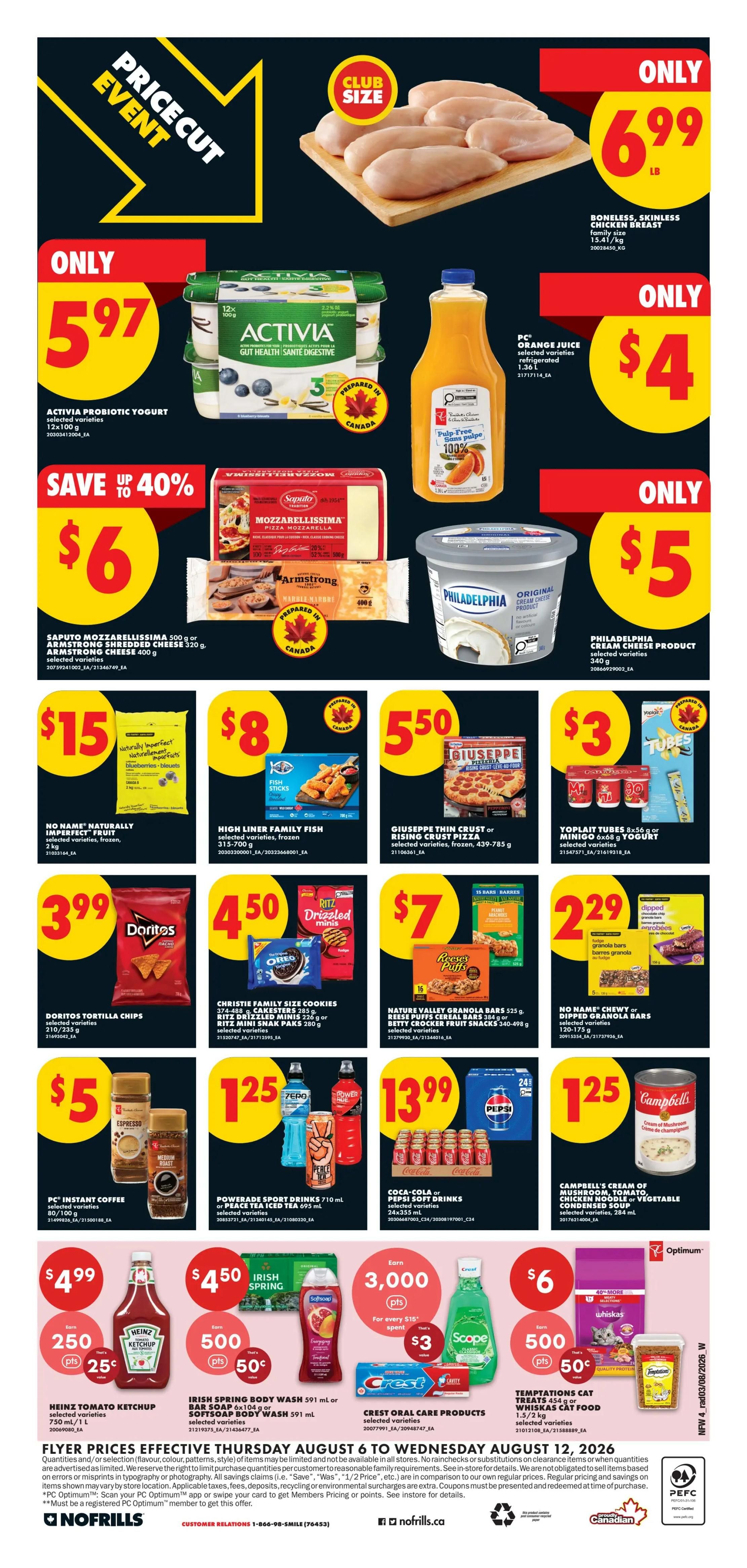 No Frills (West) Flyer August 6 to 12