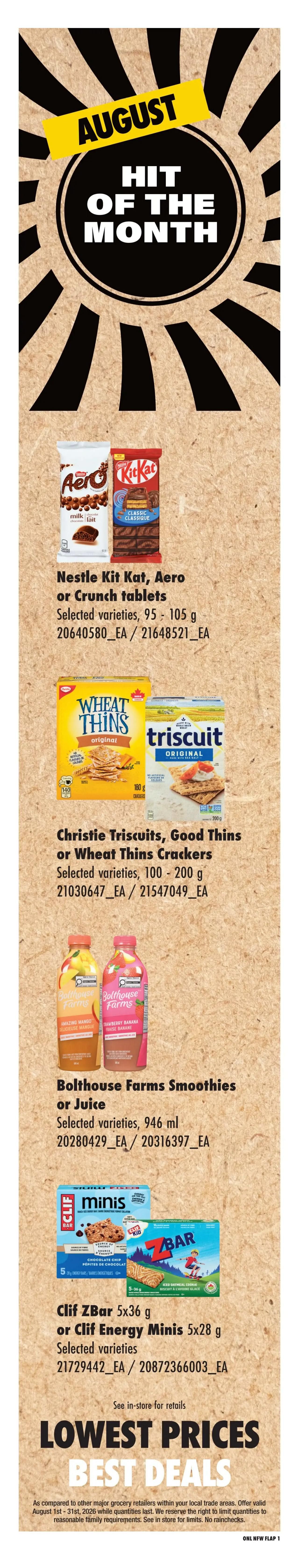 No Frills (West) Flyer August 6 to 12
