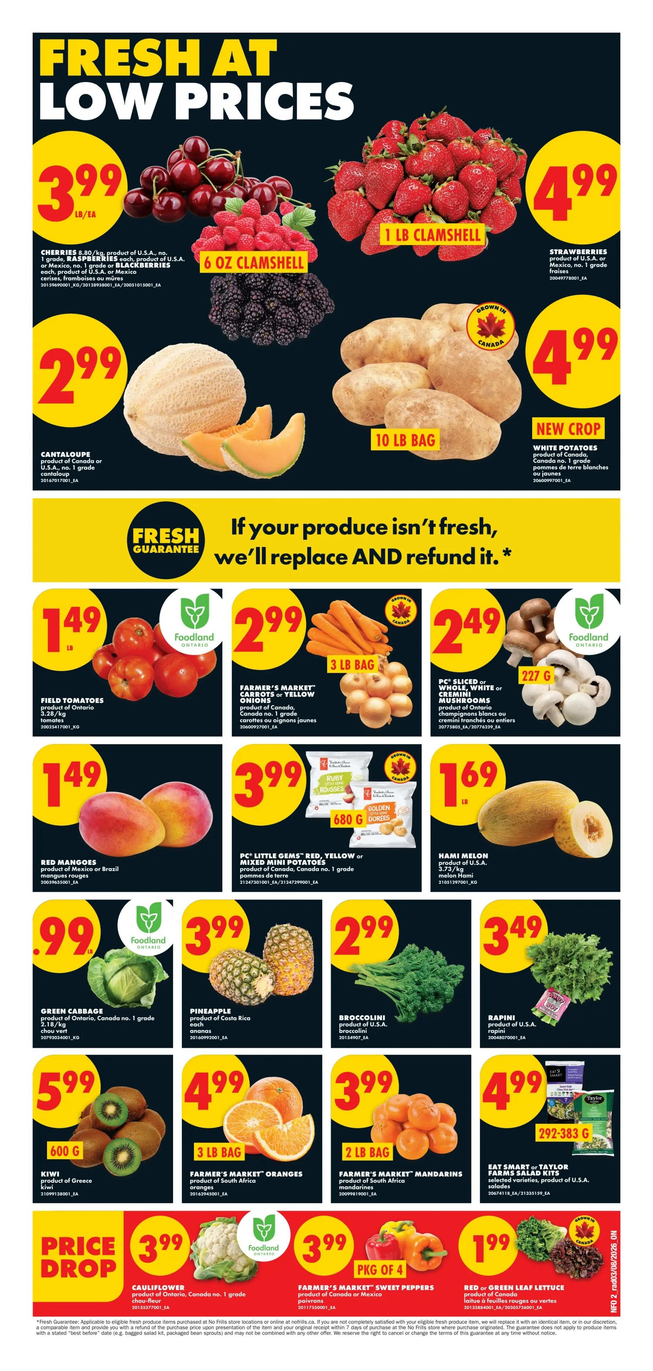 No Frills (ON) Flyer August 6 to 12
