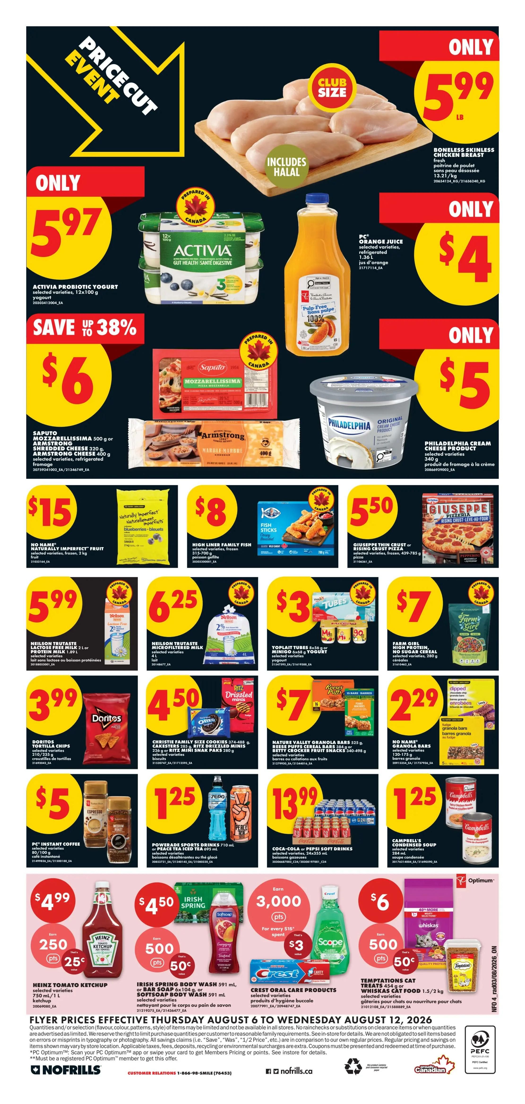 No Frills (ON) Flyer August 6 to 12
