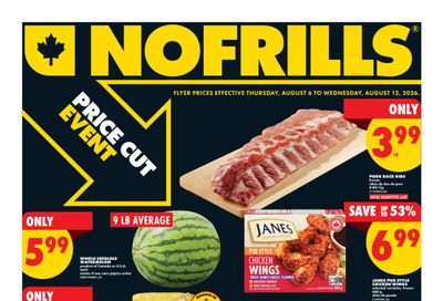 No Frills (Atlantic) Flyer August 6 to 12