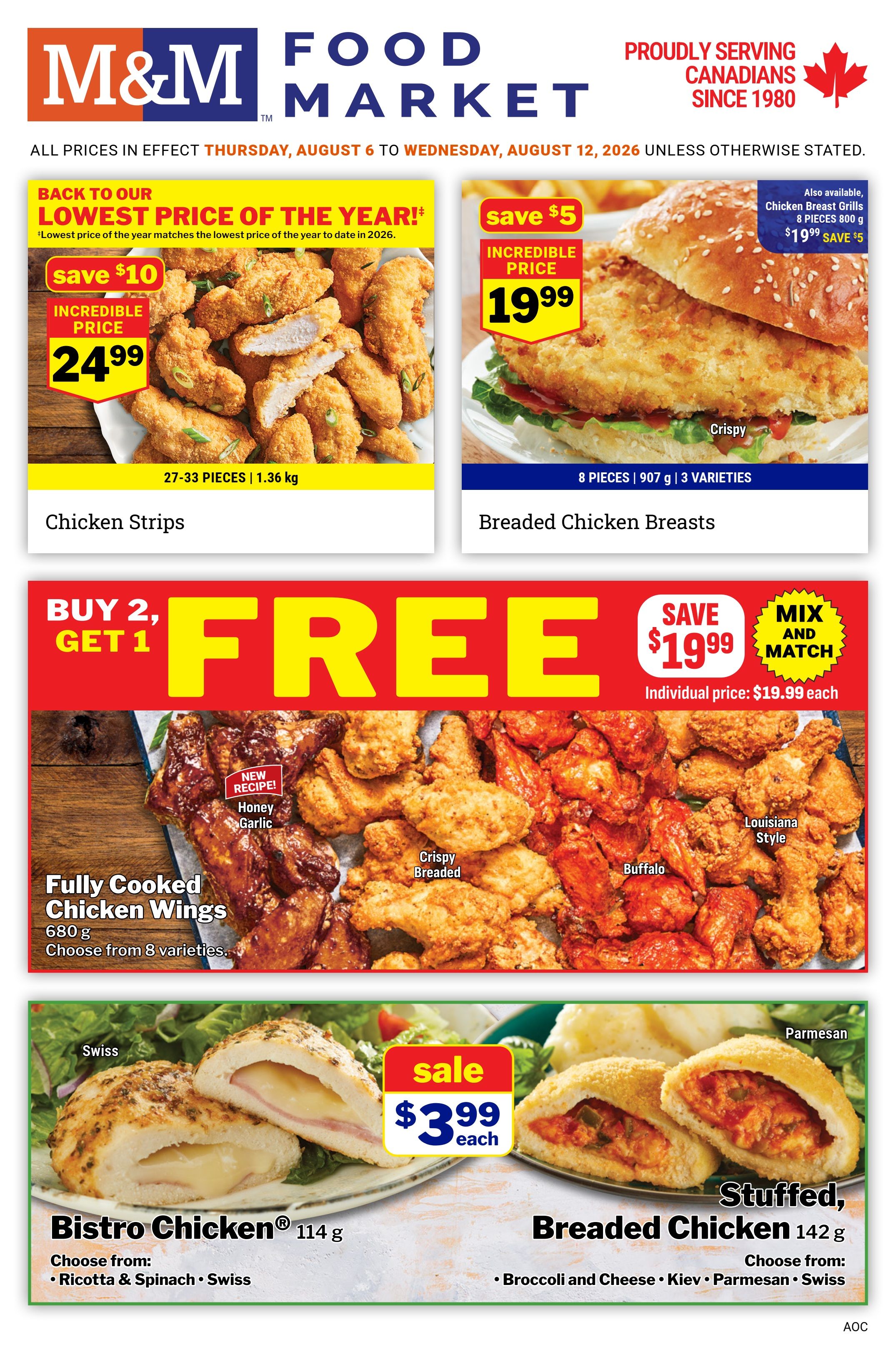 M&M Food Market (Atlantic, ON & West) Flyer August 6 to 12