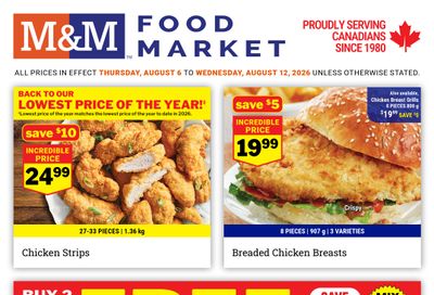 M&M Food Market (Atlantic, ON & West) Flyer August 6 to 12