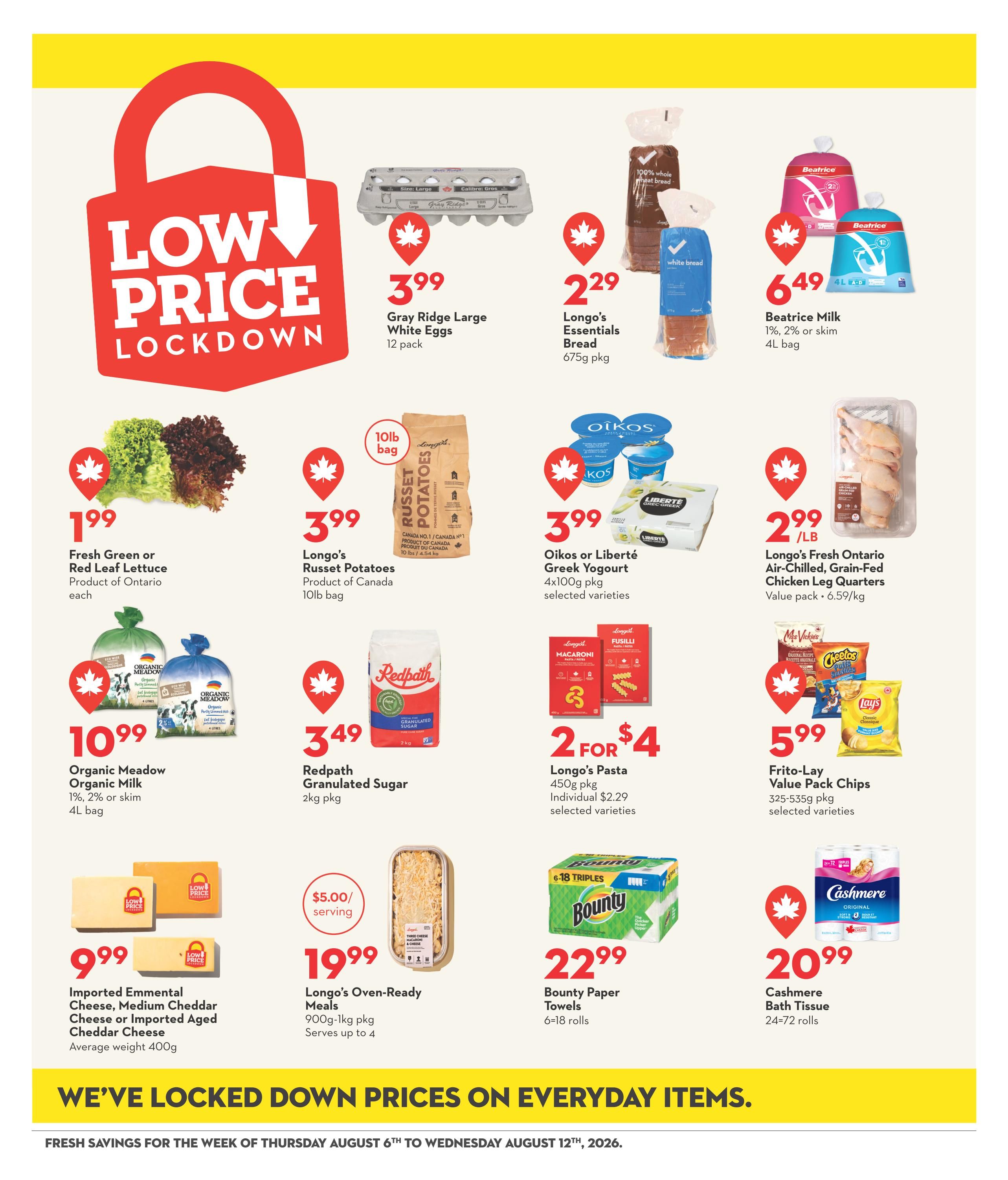 Longo's Flyer August 6 to 12