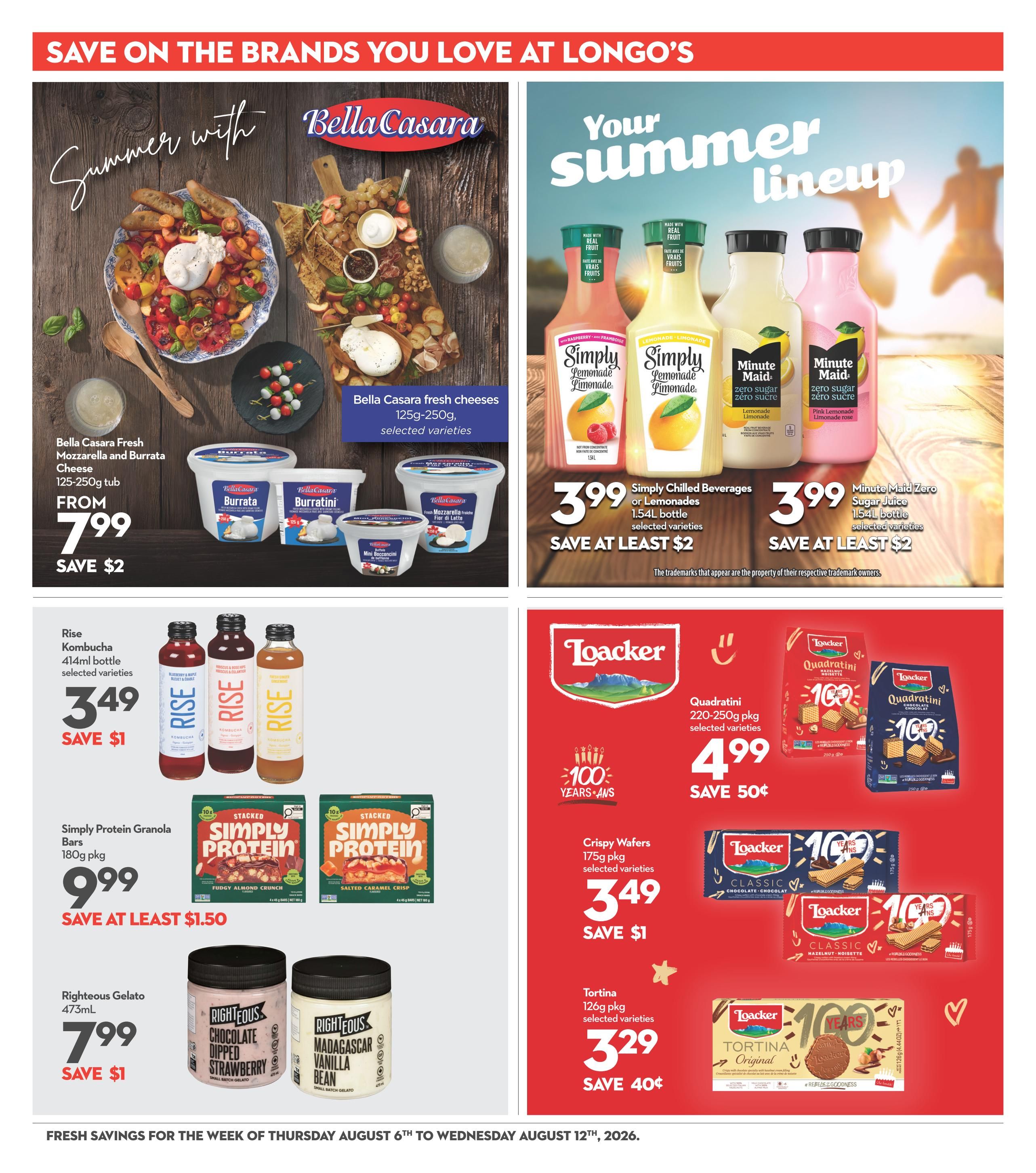 Longo's Flyer August 6 to 12