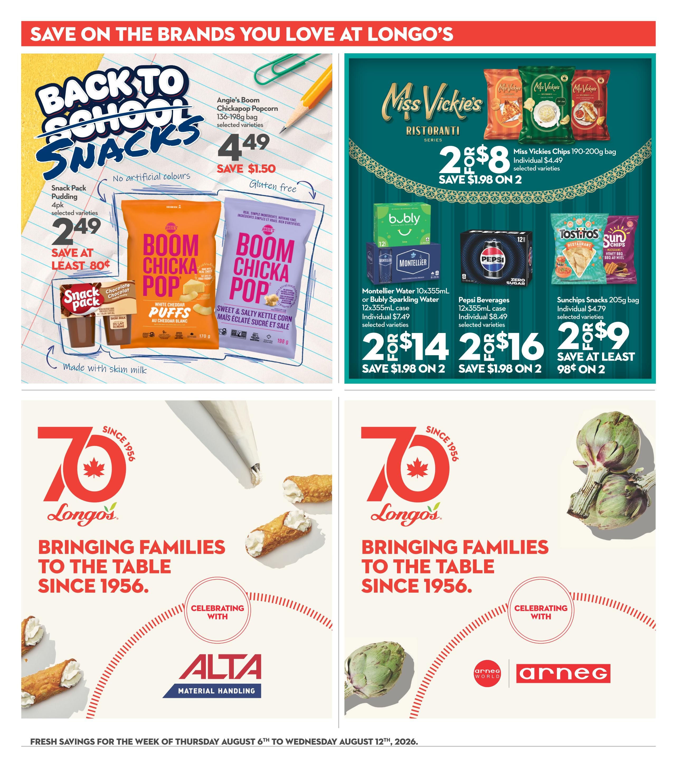 Longo's Flyer August 6 to 12