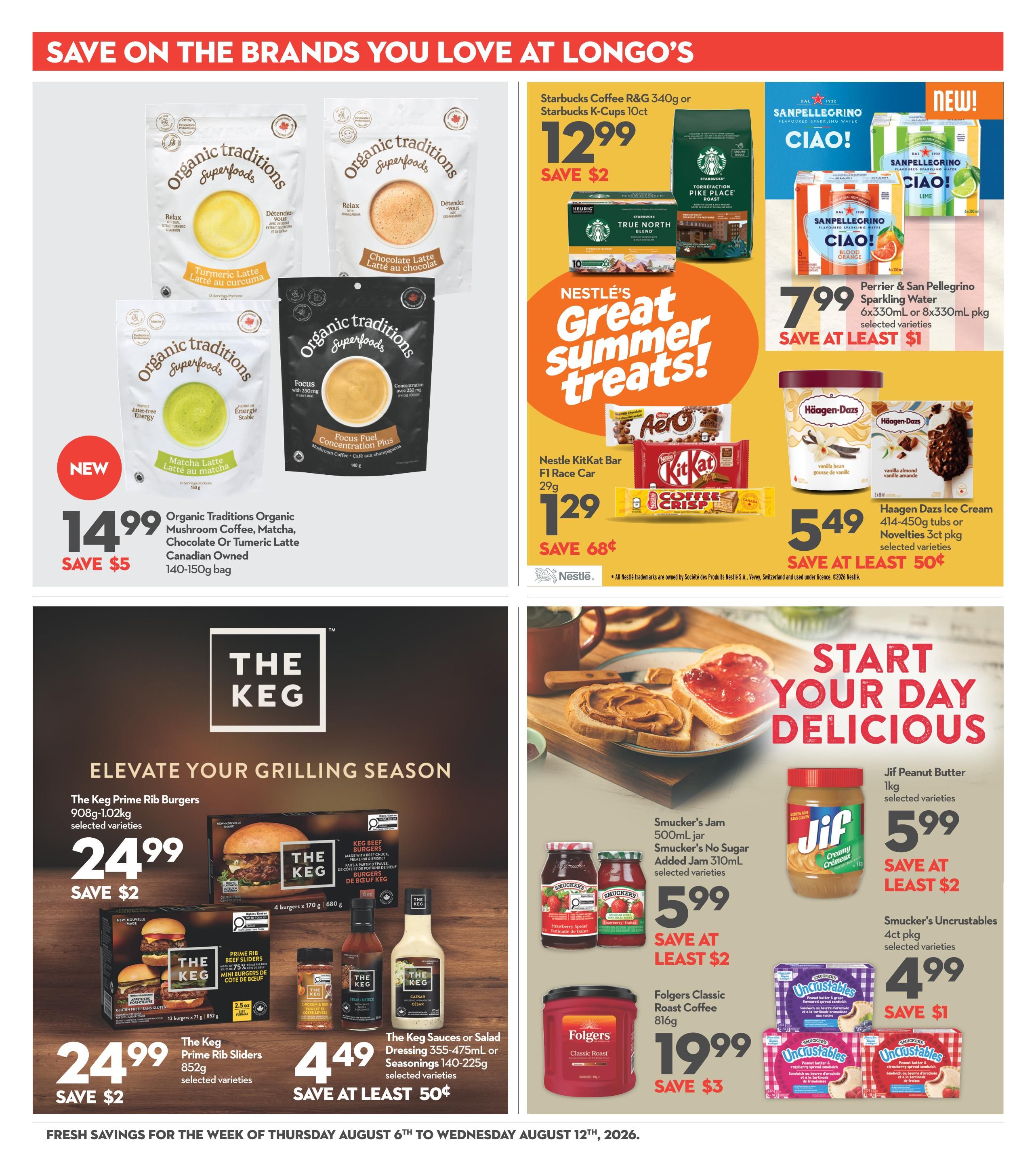 Longo's Flyer August 6 to 12