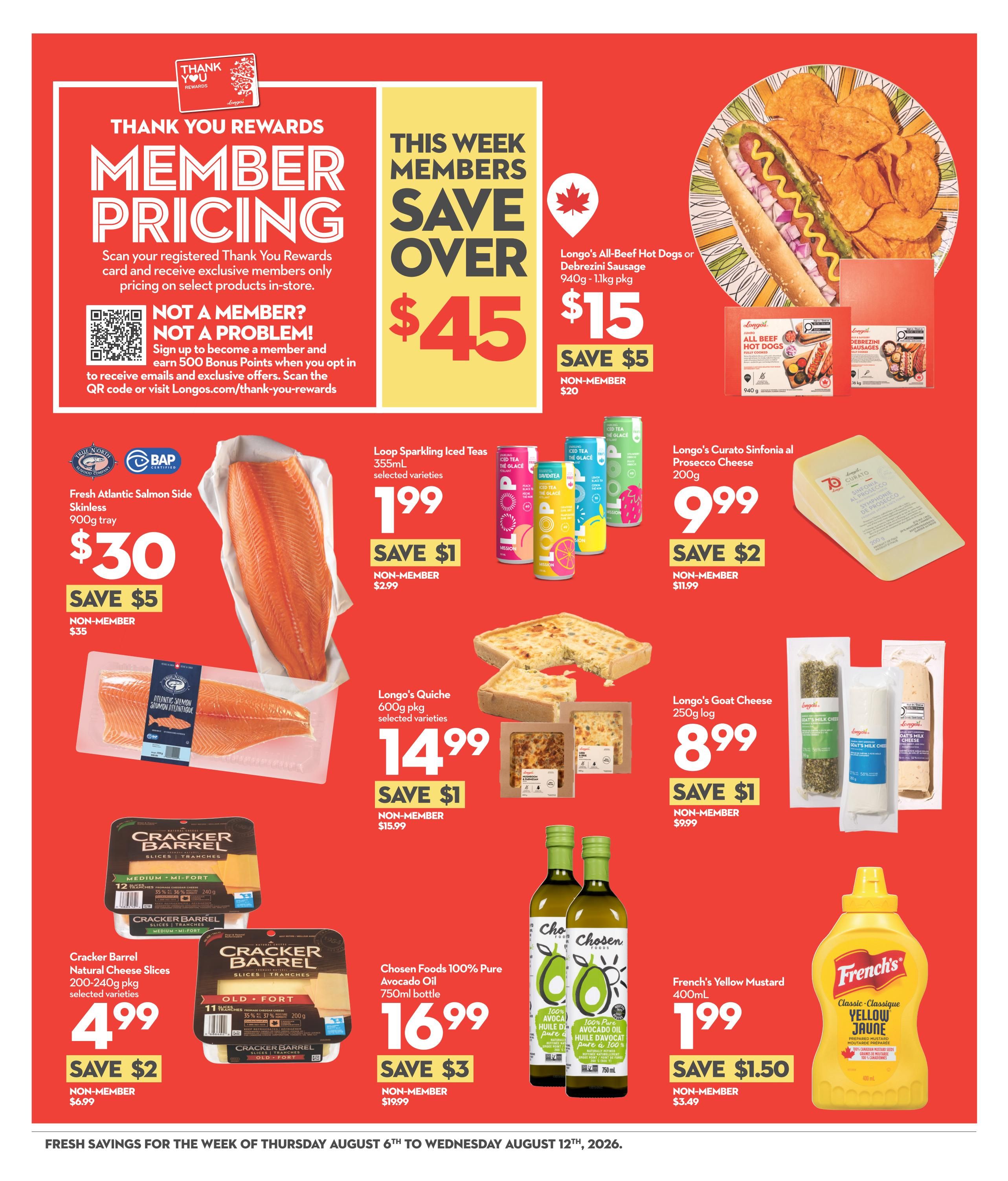 Longo's Flyer August 6 to 12