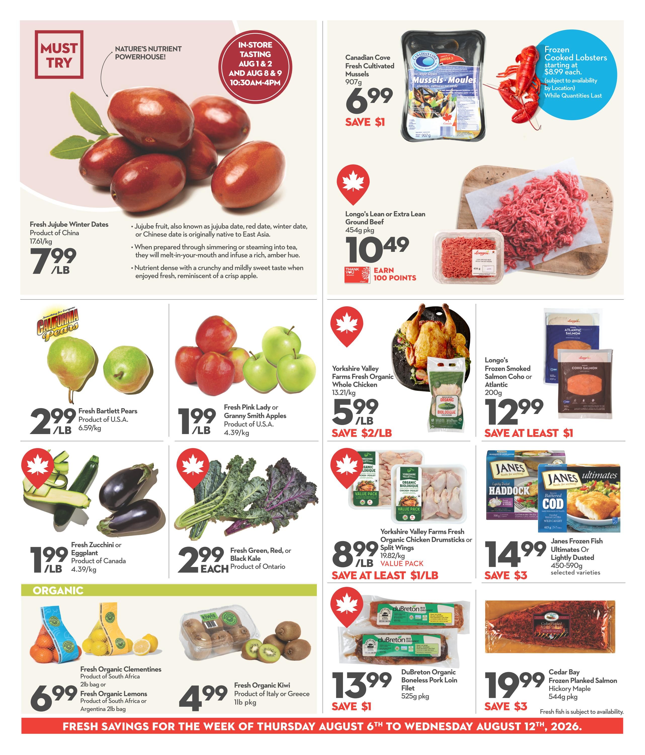 Longo's Flyer August 6 to 12