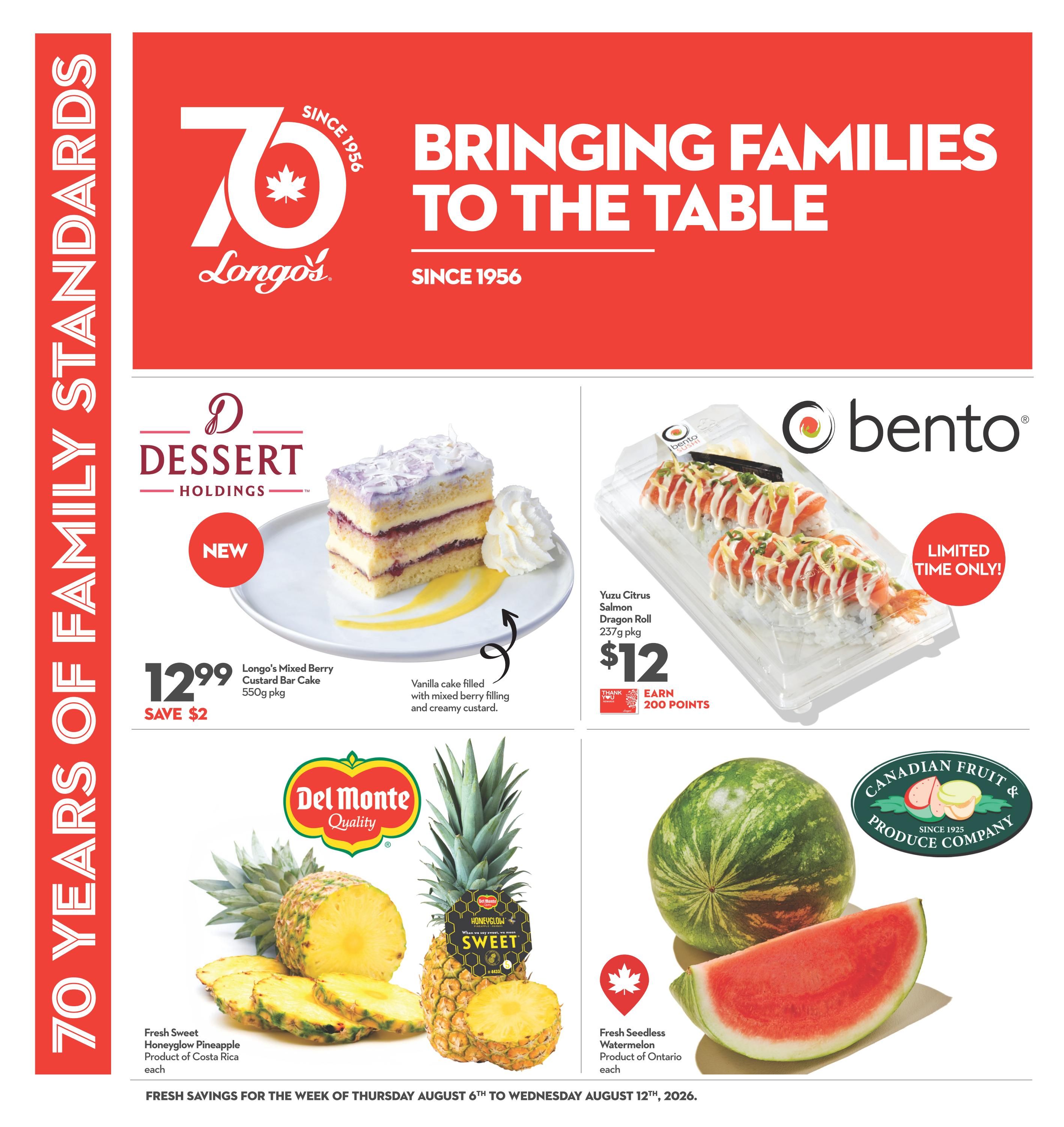 Longo's Flyer August 6 to 12