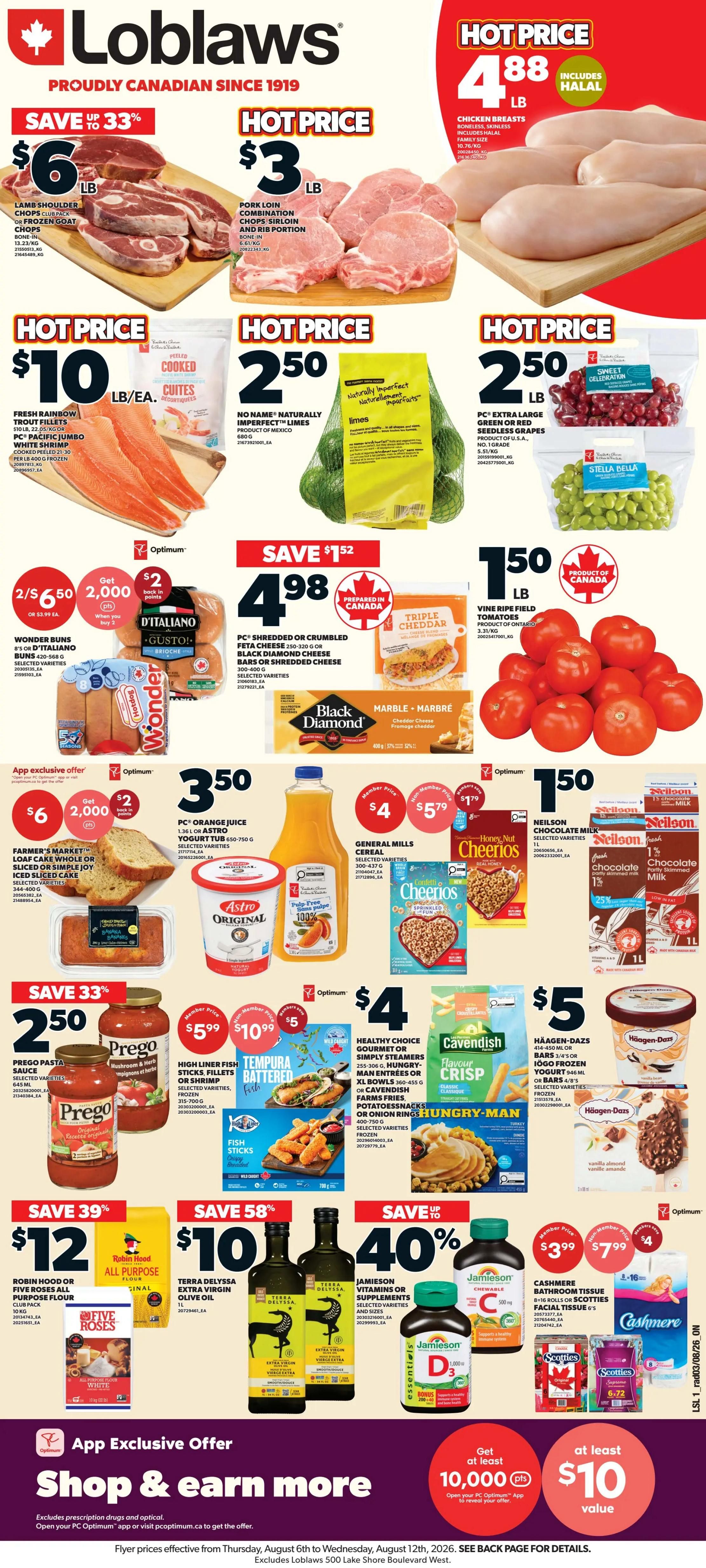 Loblaws (ON) Flyer August 6 to 12