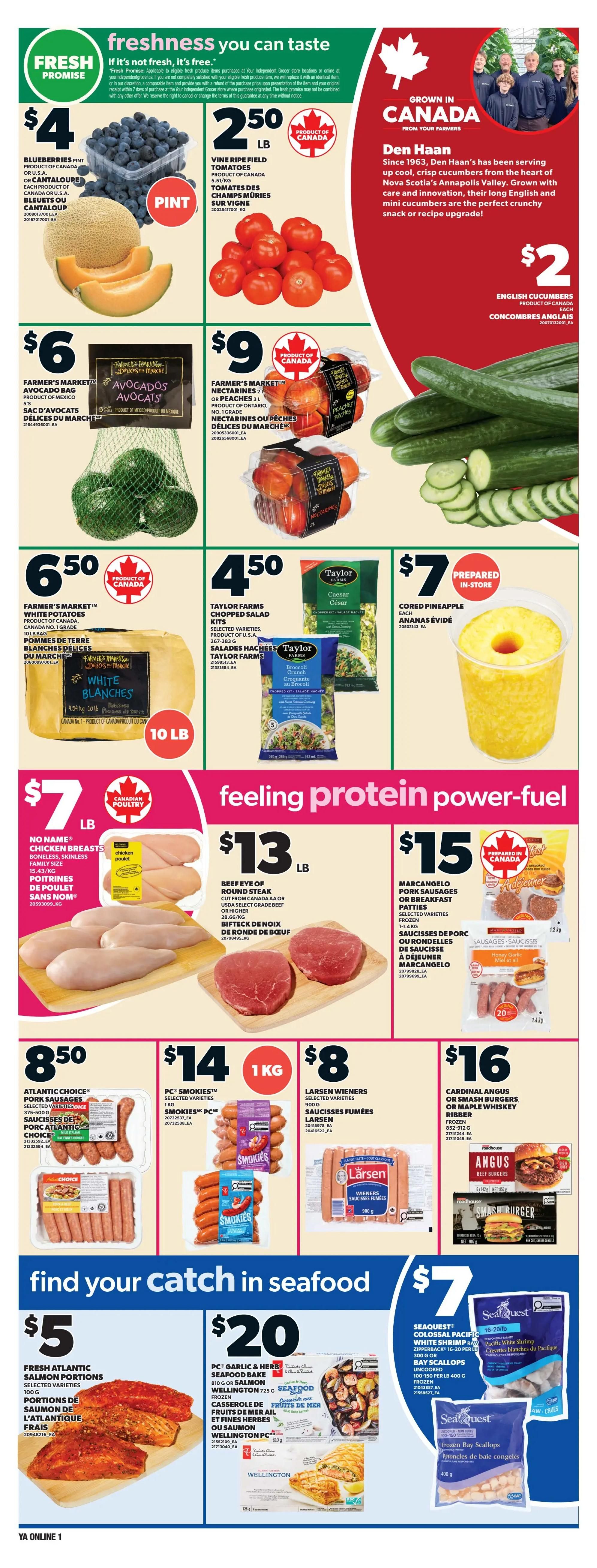 Independent Grocer (Atlantic) Flyer August 6 to 12