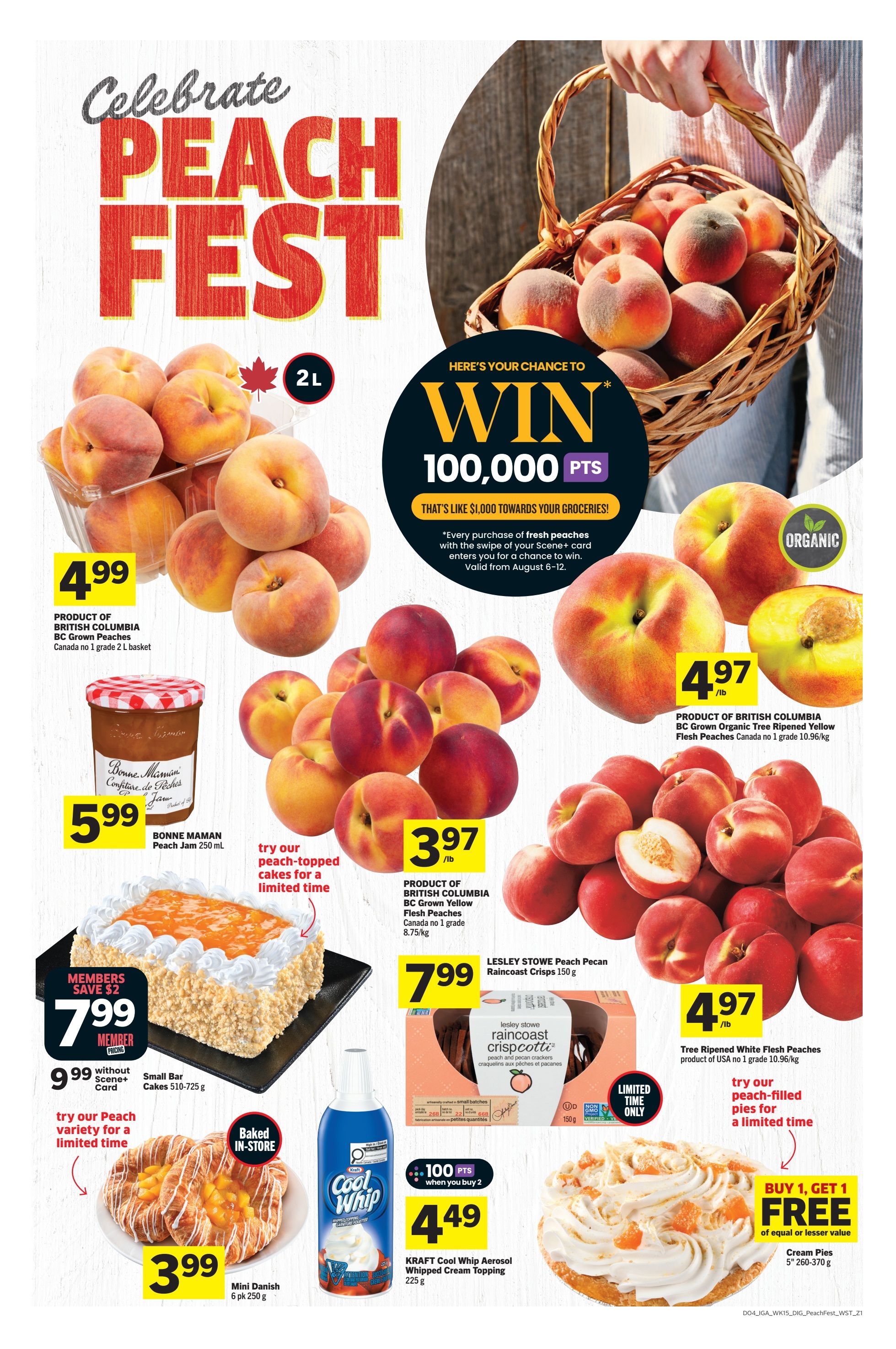 IGA (West) Flyer August 6 to 12