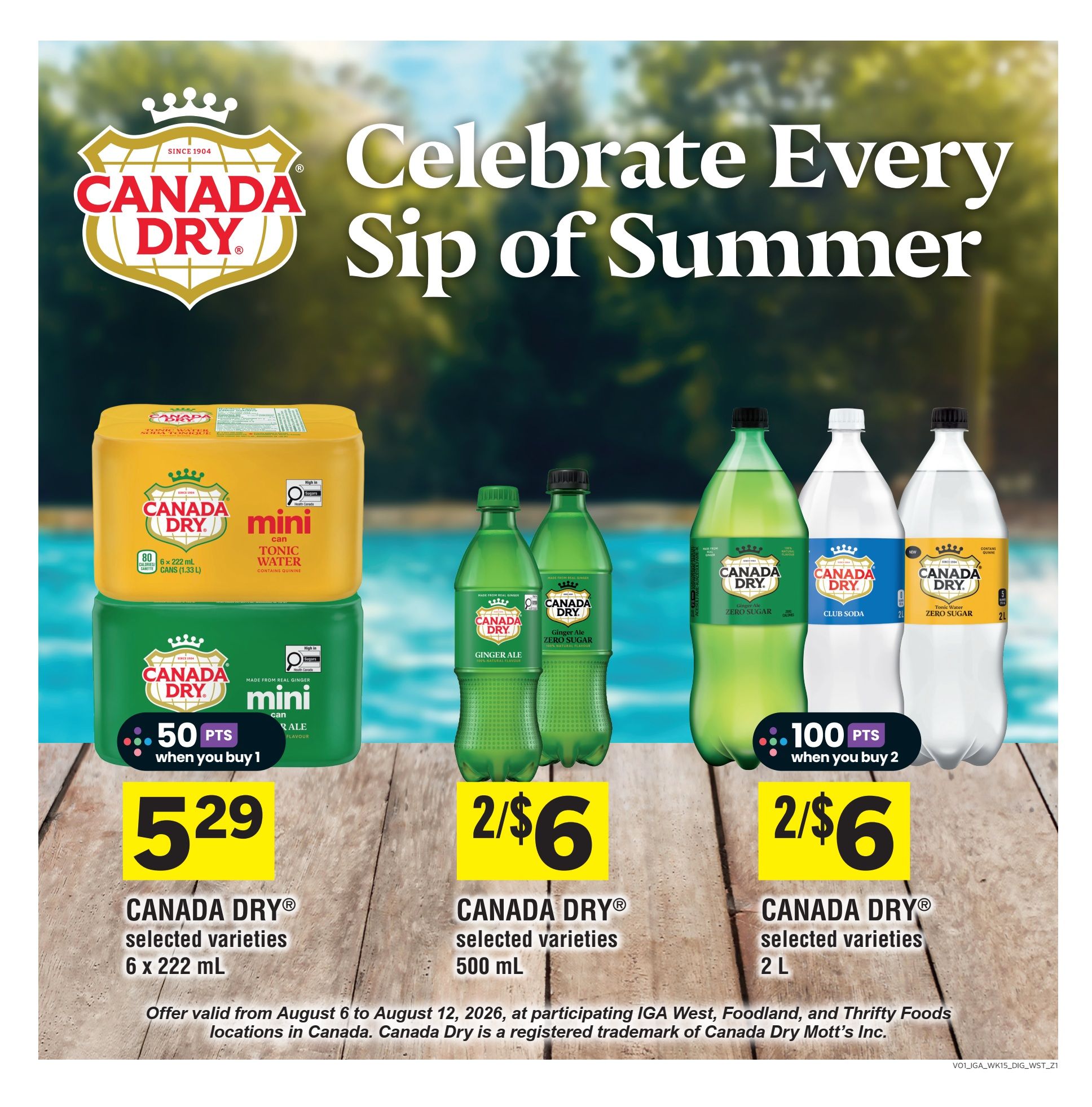 IGA (West) Flyer August 6 to 12