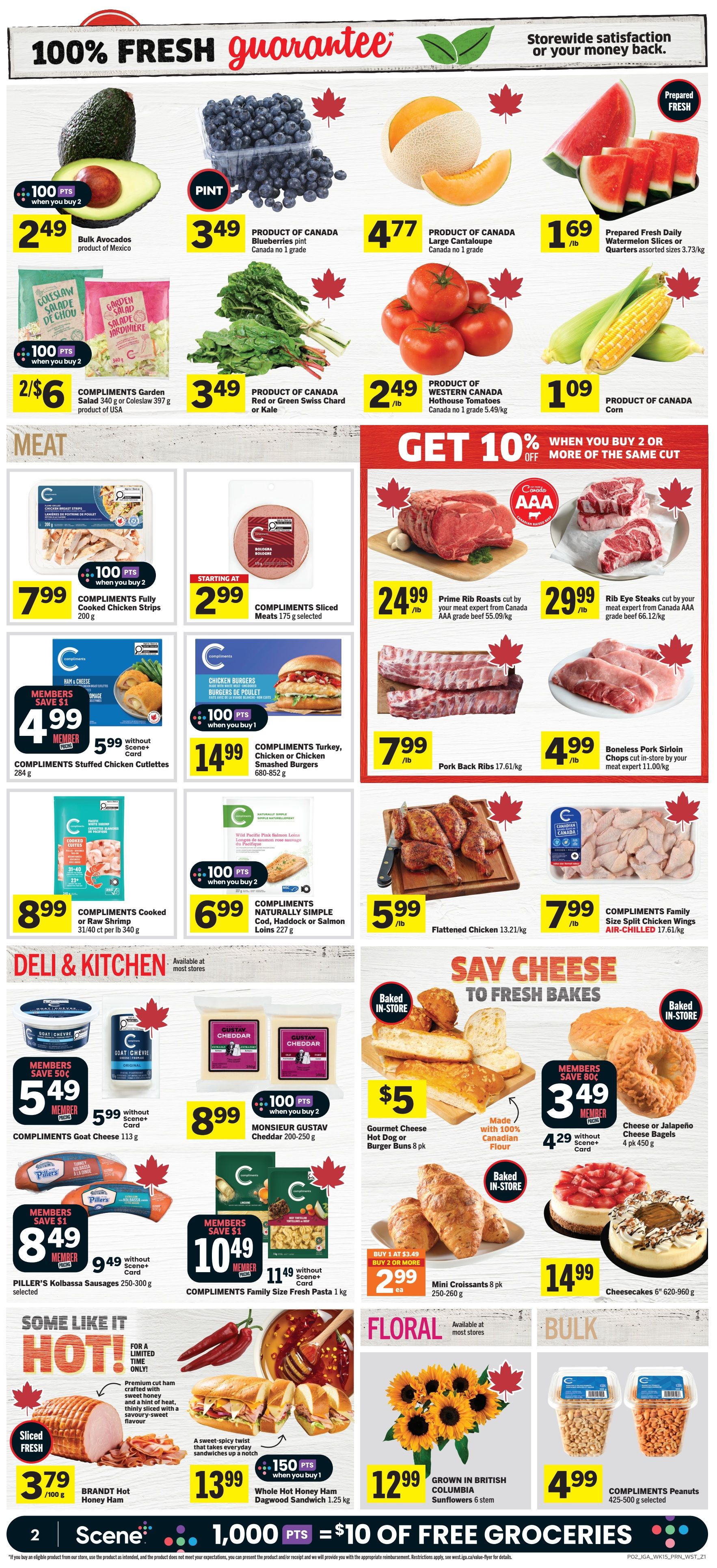 IGA (West) Flyer August 6 to 12