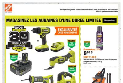 Home Depot (QC) Flyer August 6 to 19
