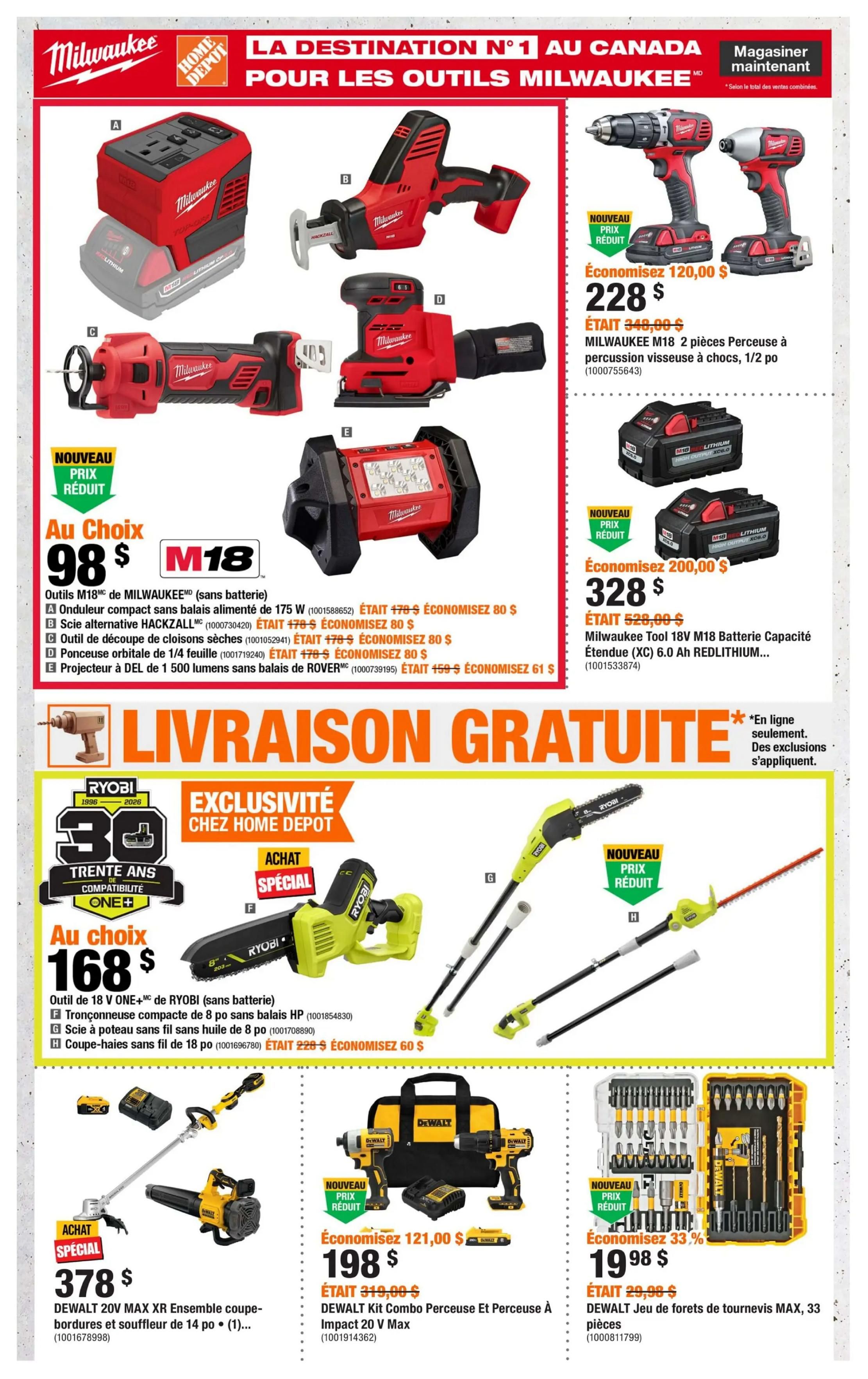 Home Depot (QC) Flyer August 6 to 19