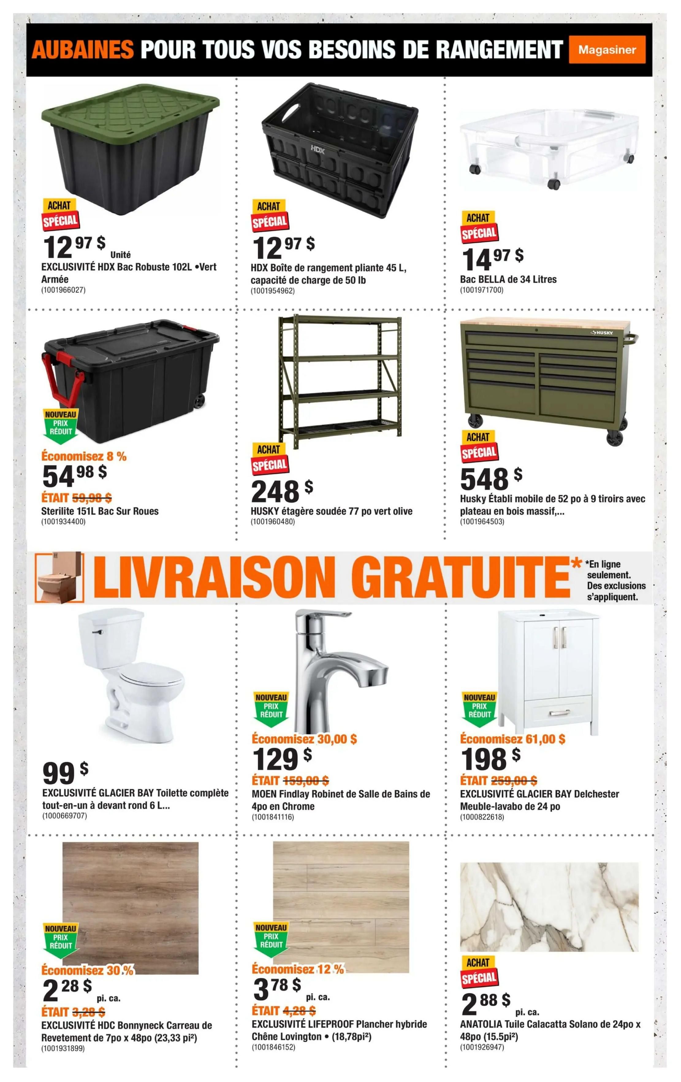 Home Depot (QC) Flyer August 6 to 19