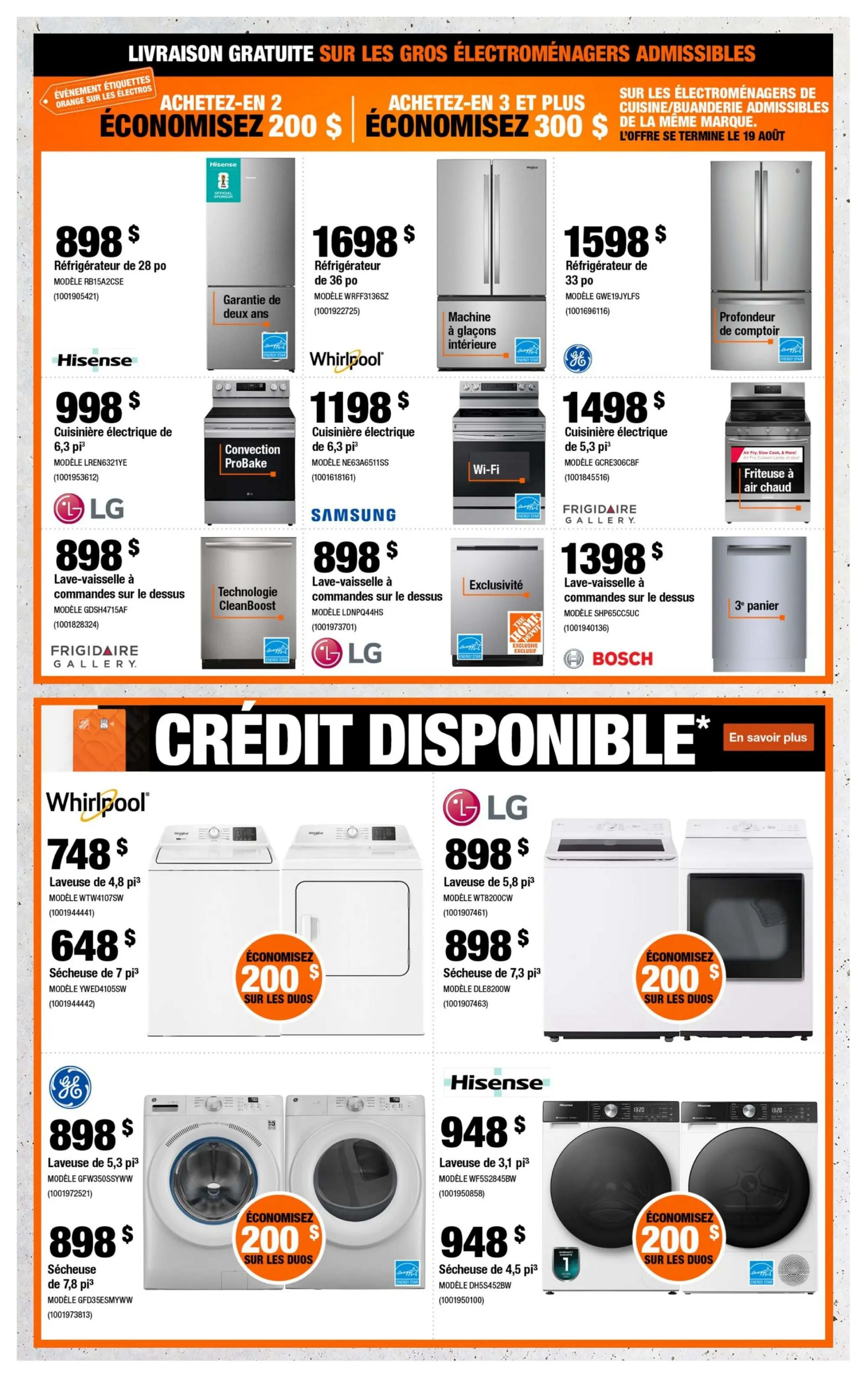 Home Depot (QC) Flyer August 6 to 19