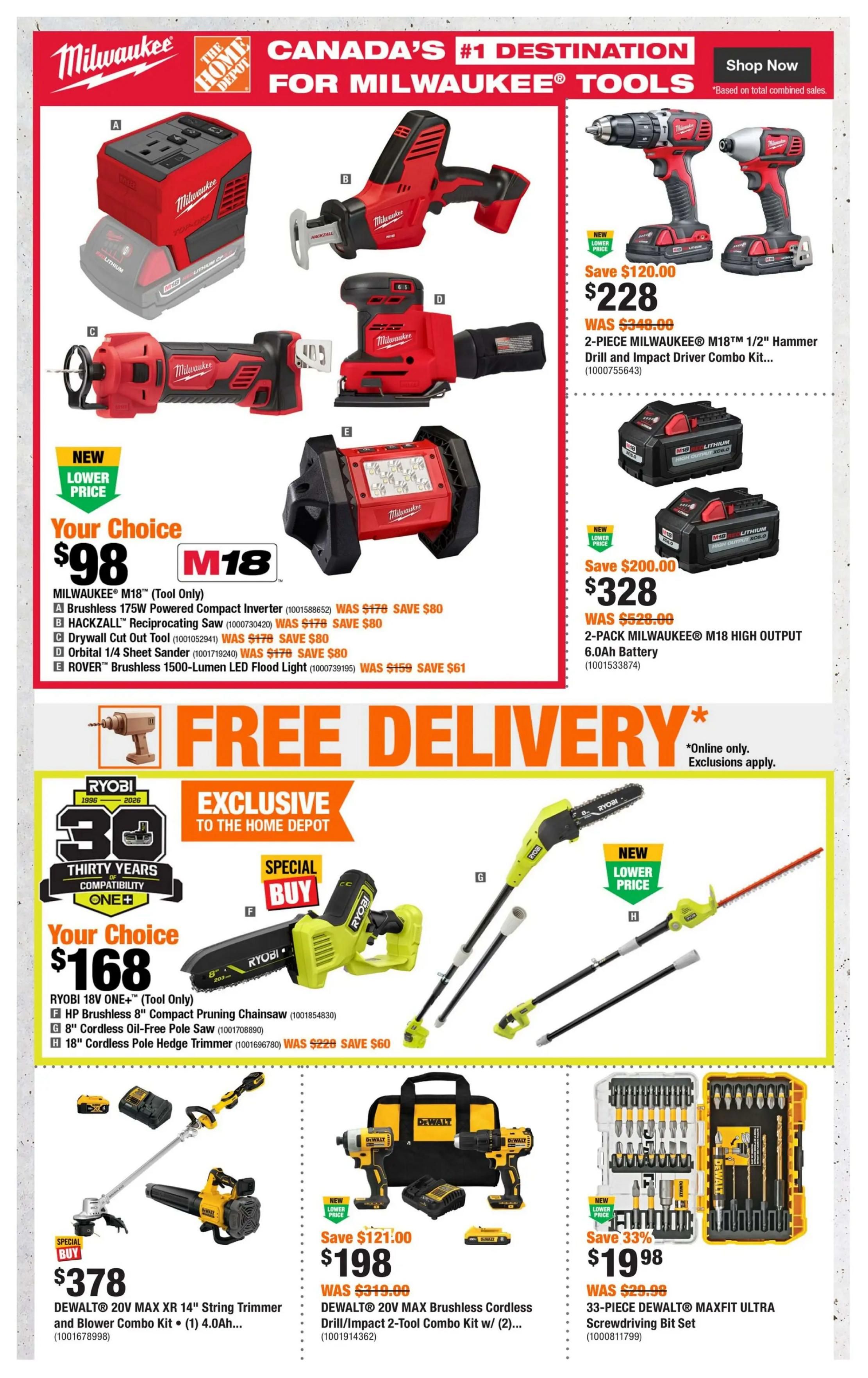 Home Depot (ON) Flyer August 6 to 19