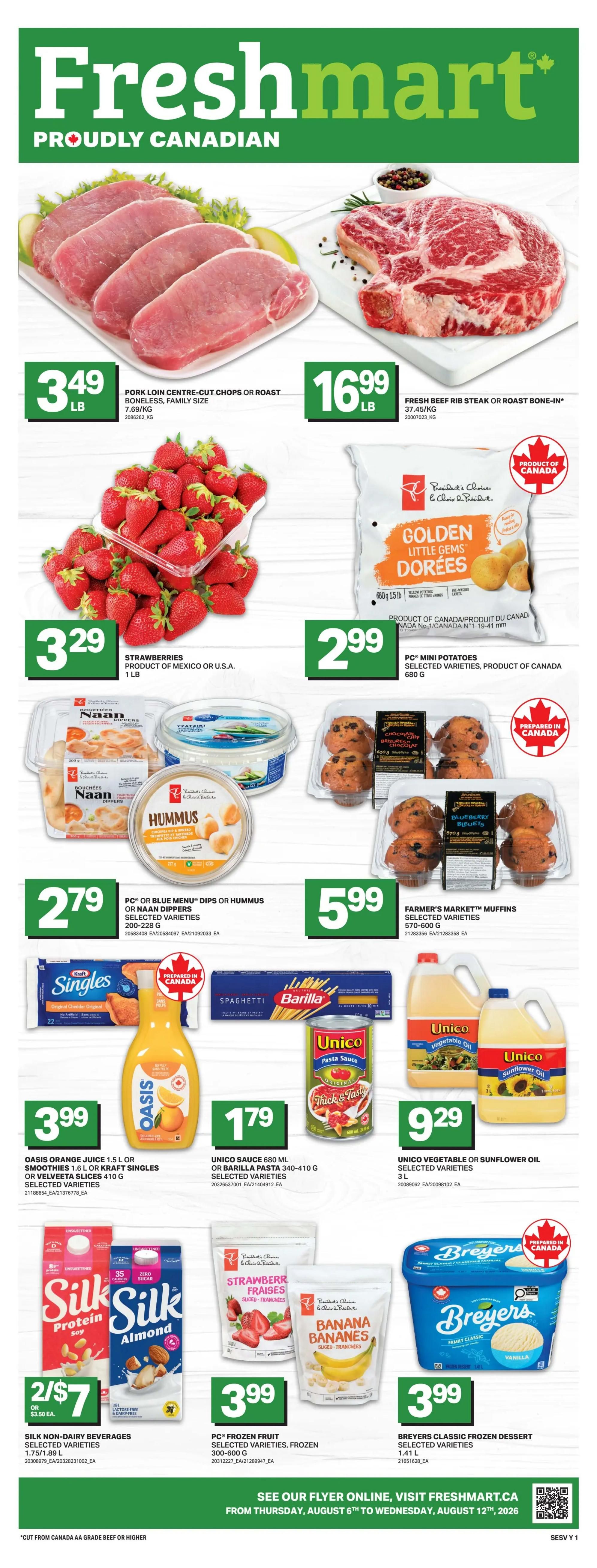 Freshmart (West) Flyer August 6 to 12
