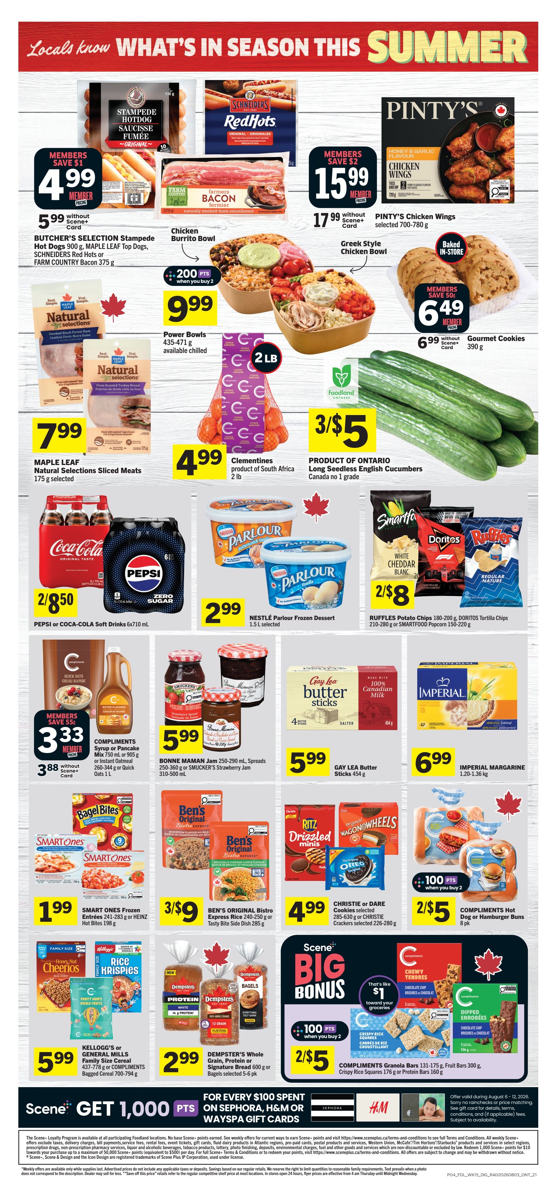 Foodland (ON) Flyer August 6 to 12
