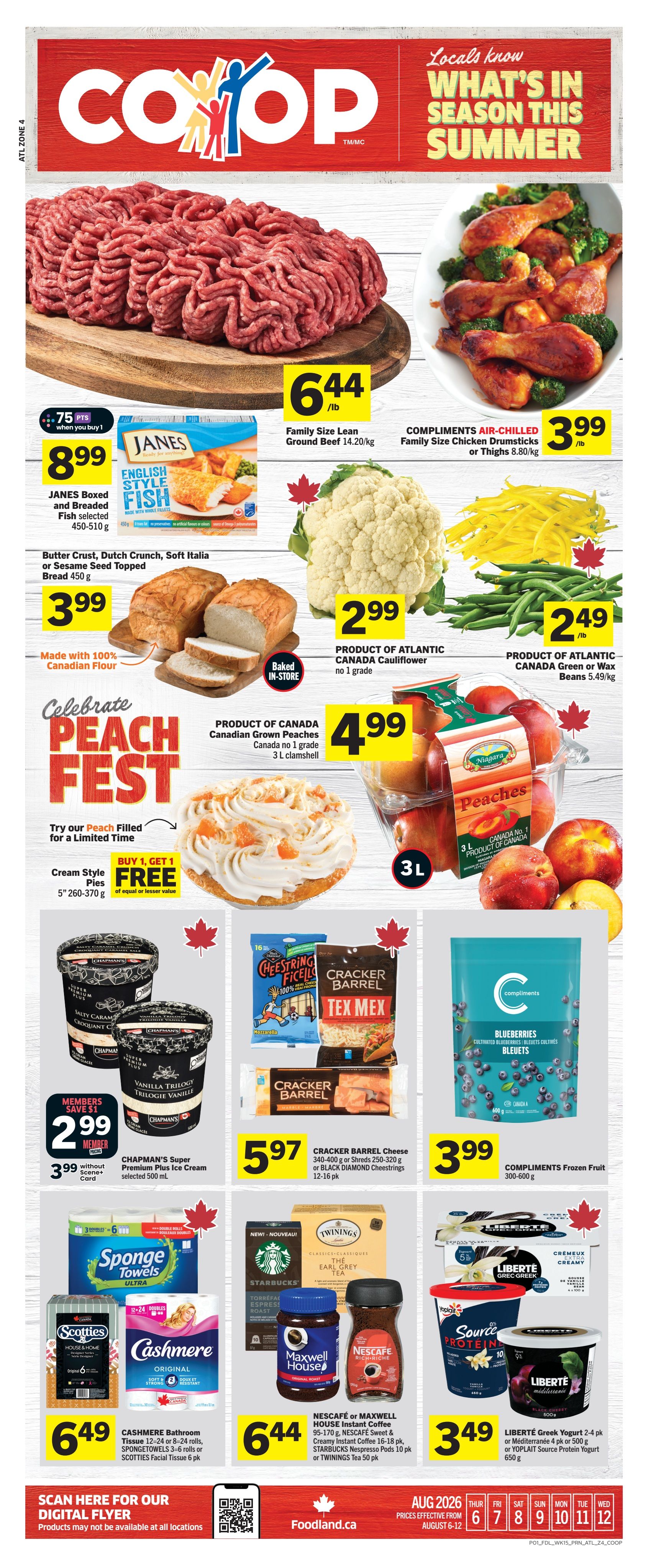 Foodland Co-op Flyer August 6 to 12