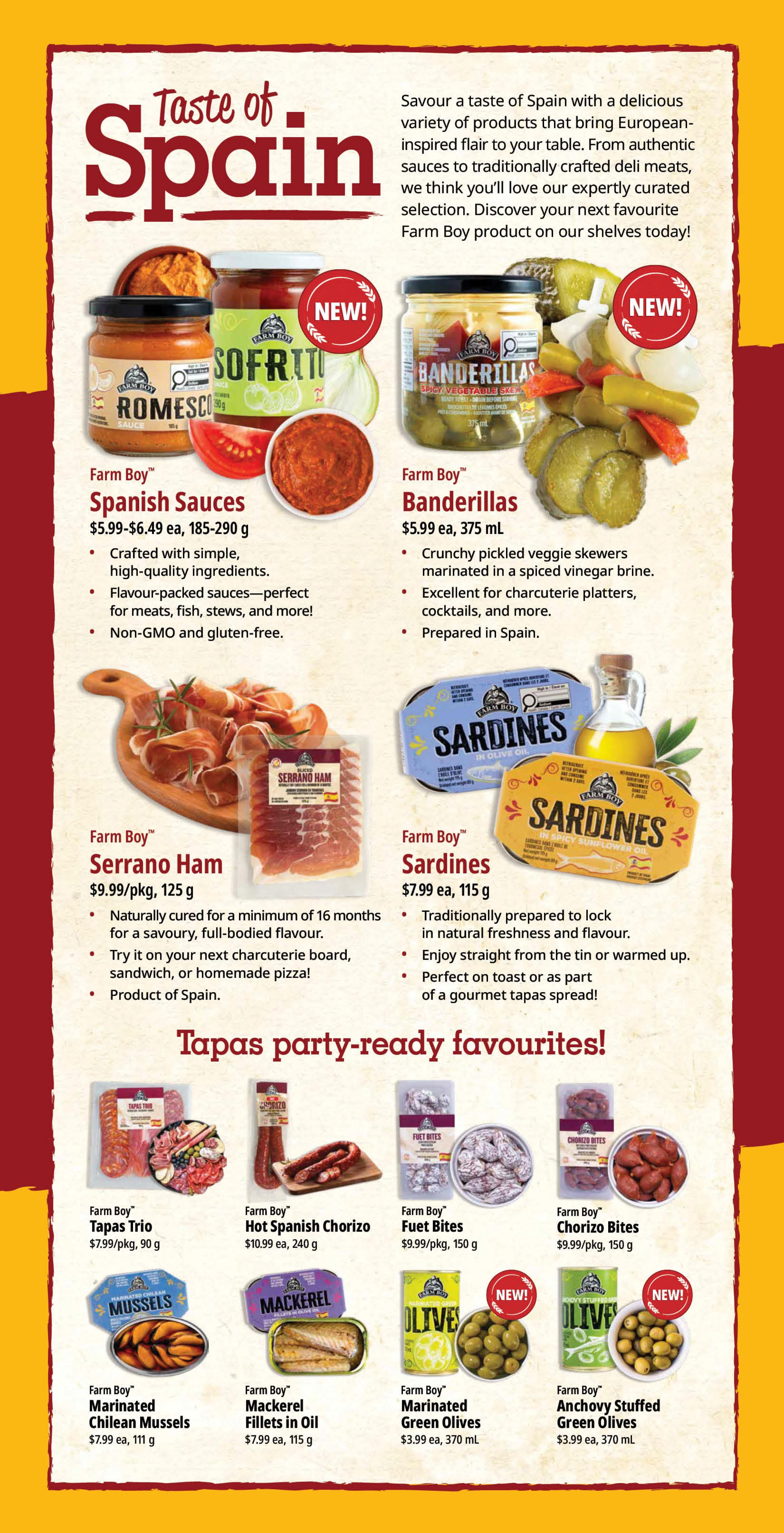 Farm Boy Flyer August 6 to 12