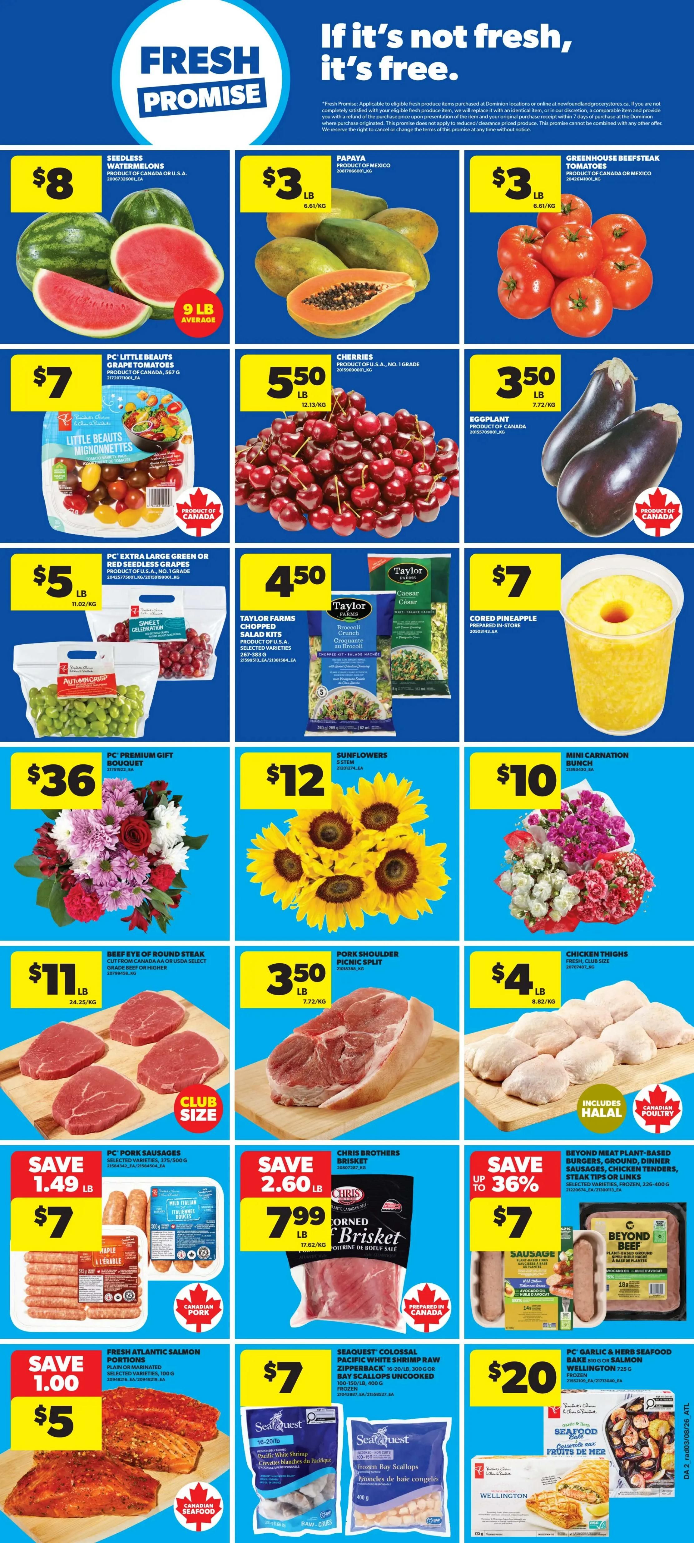 Dominion Flyer August 6 to 12