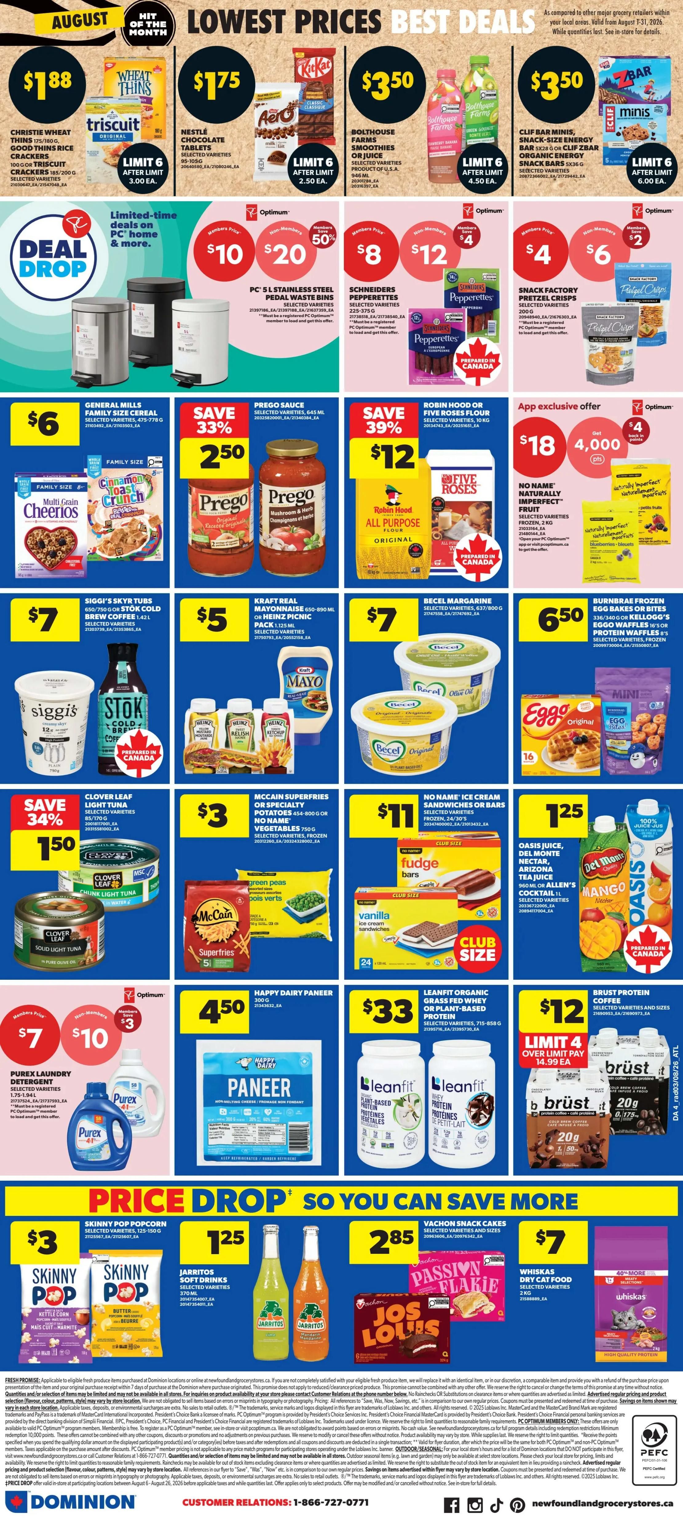 Dominion Flyer August 6 to 12