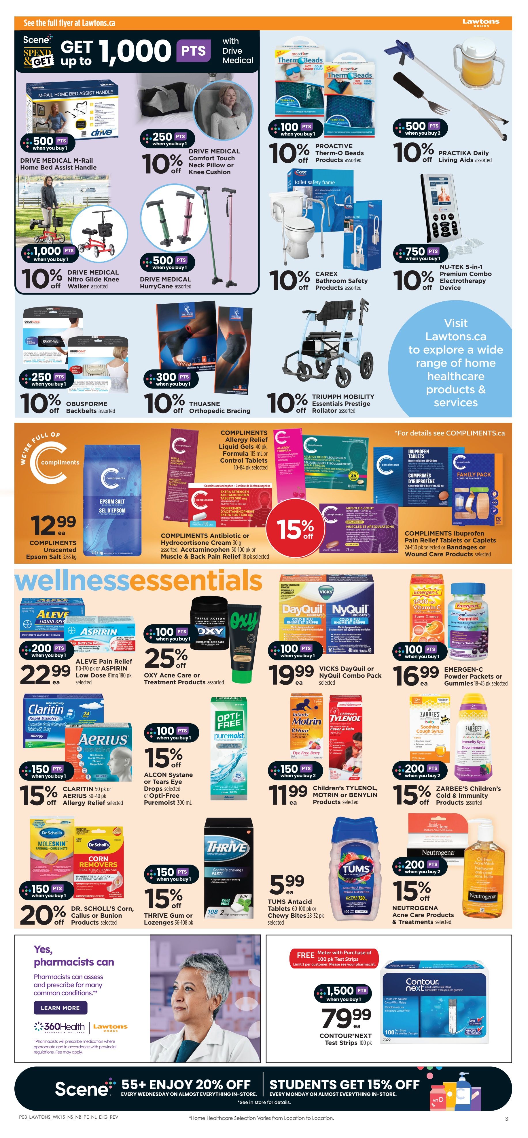Lawtons Drugs (NB, NL, PE) Flyer August 7 to 13