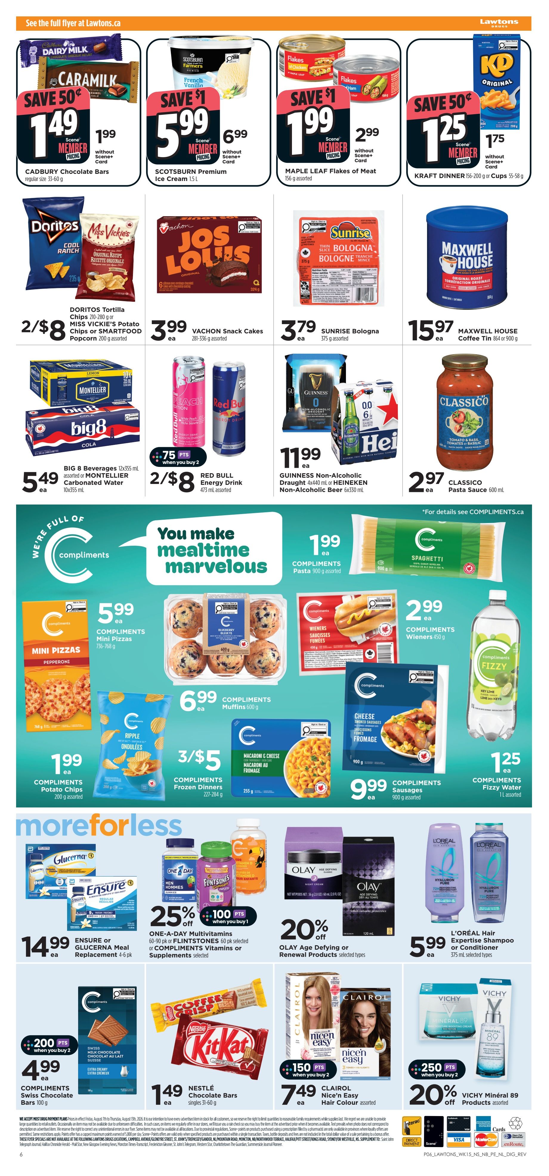 Lawtons Drugs (NS) Flyer August 7 to 13