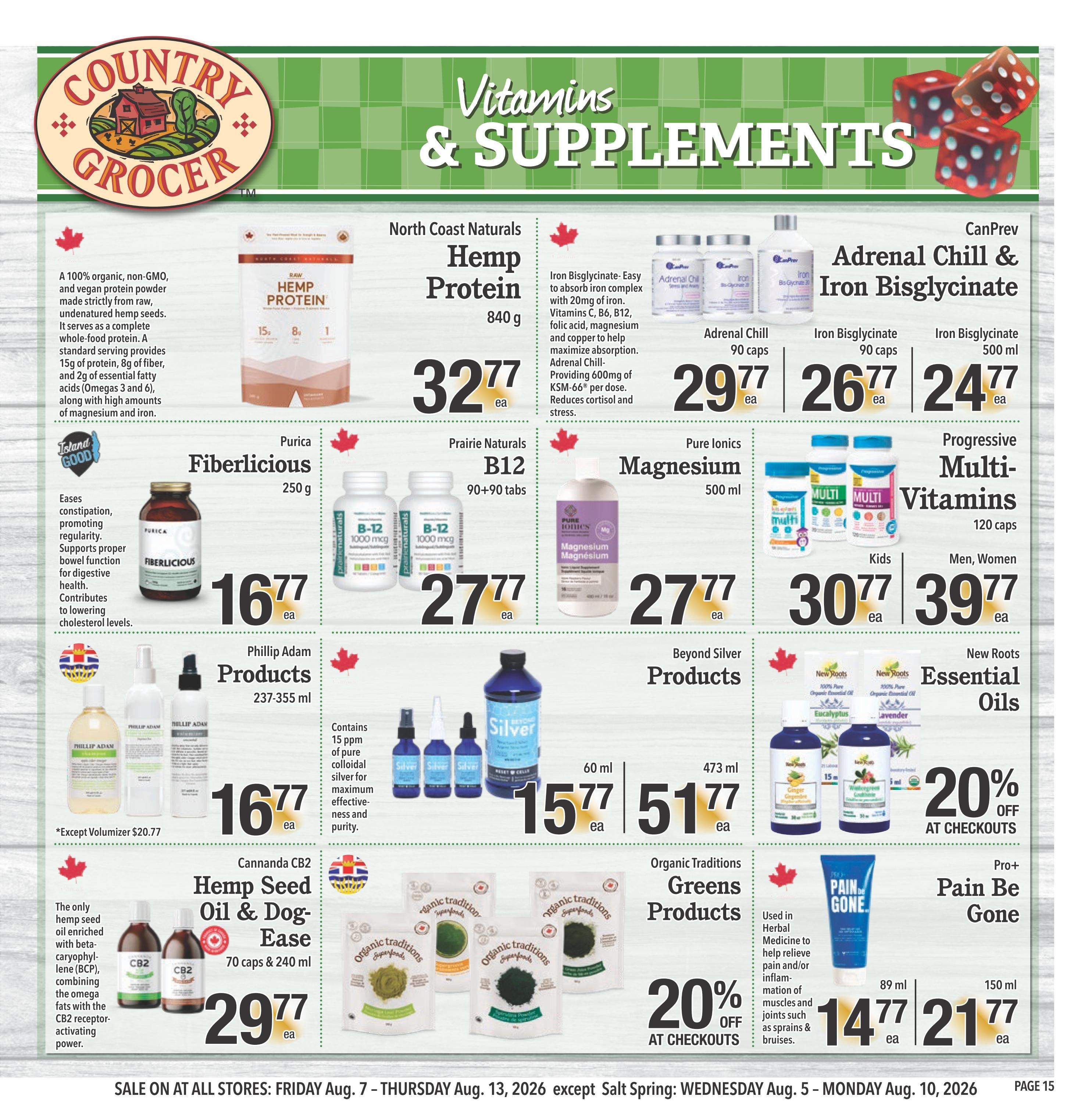Country Grocer Flyer August 7 to 13
