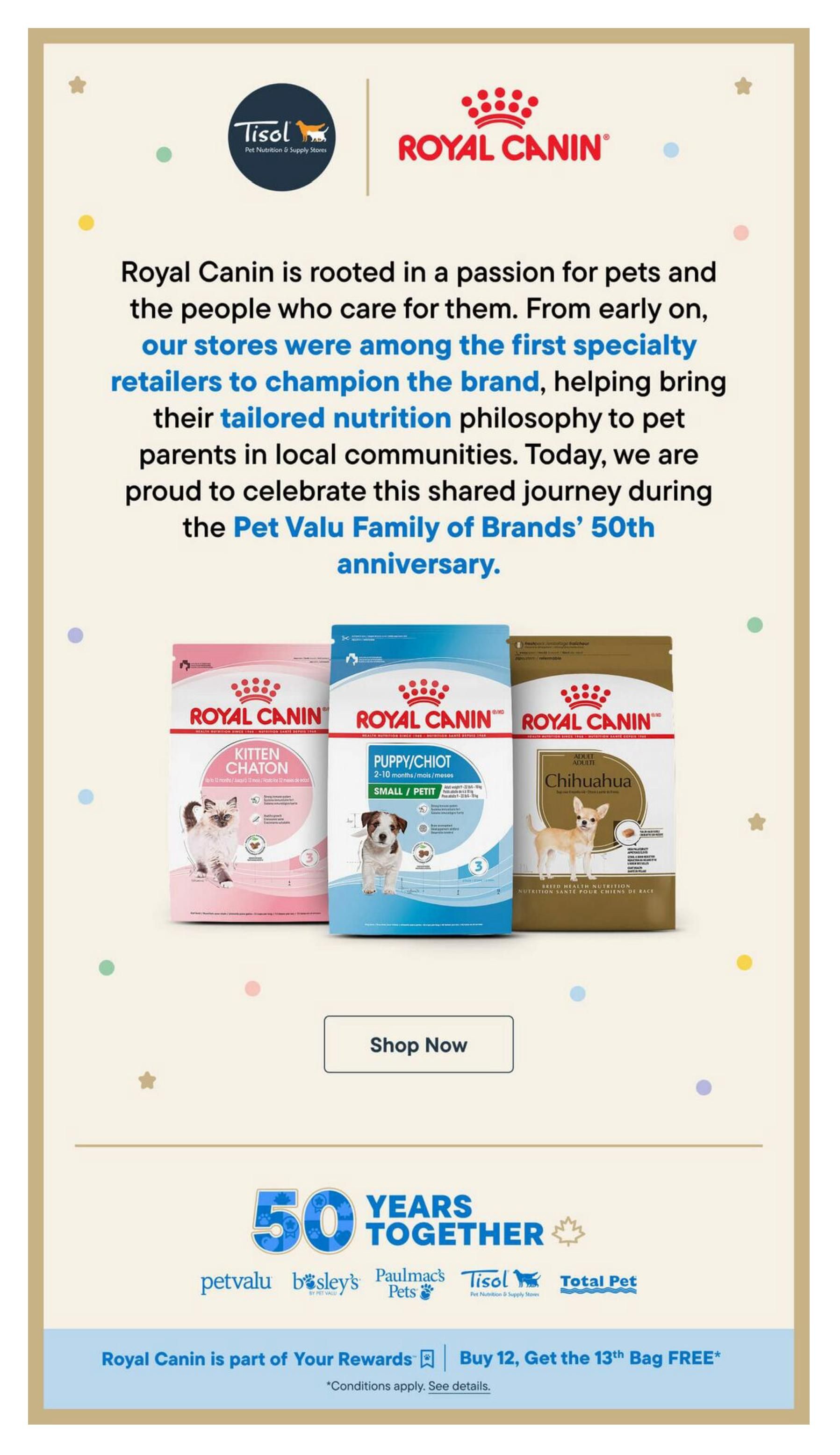 Tisol Pet Nutrition & Supply Stores Flyer August 6 to 19