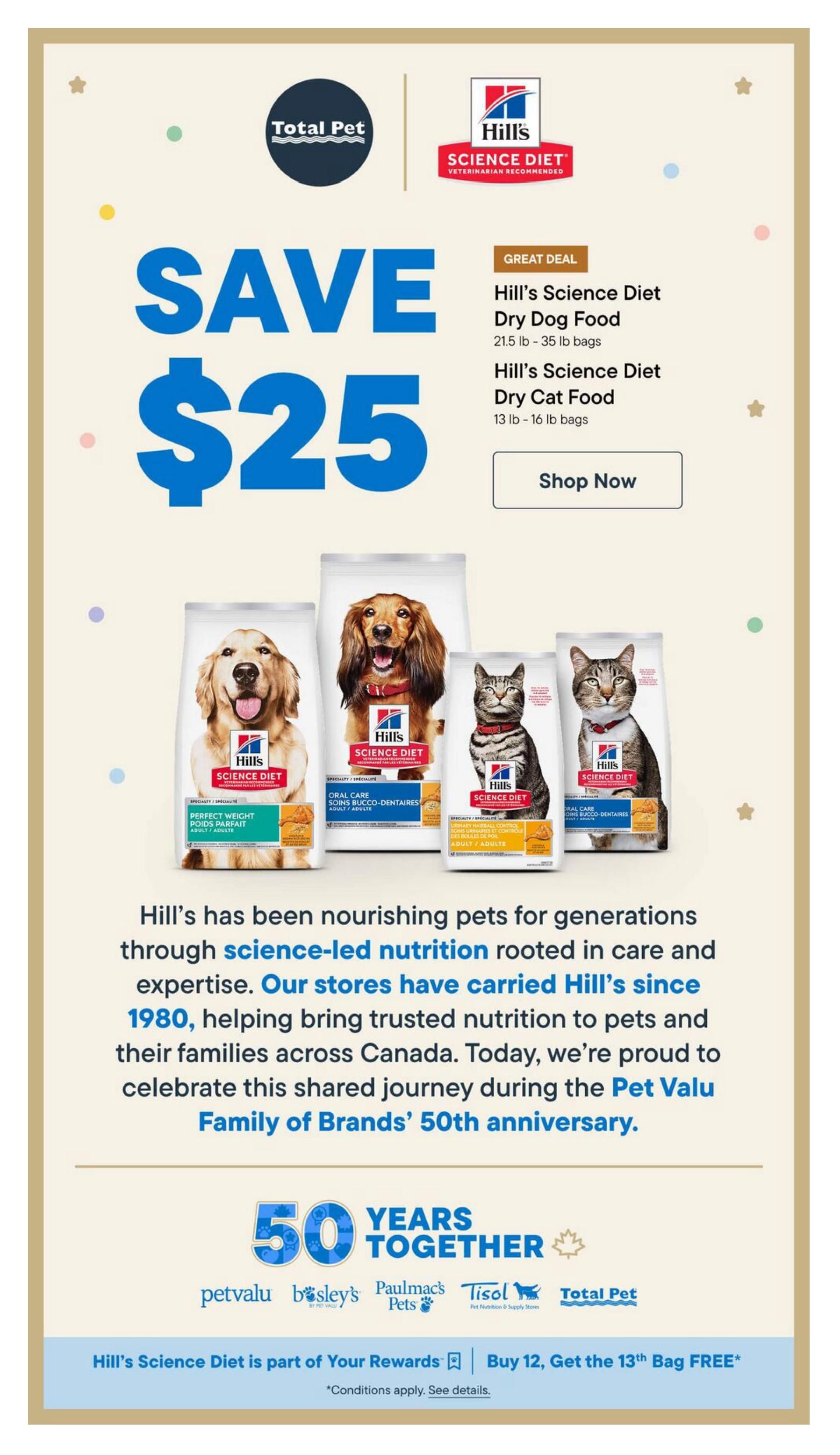 Total Pet Flyer August 6 to 19