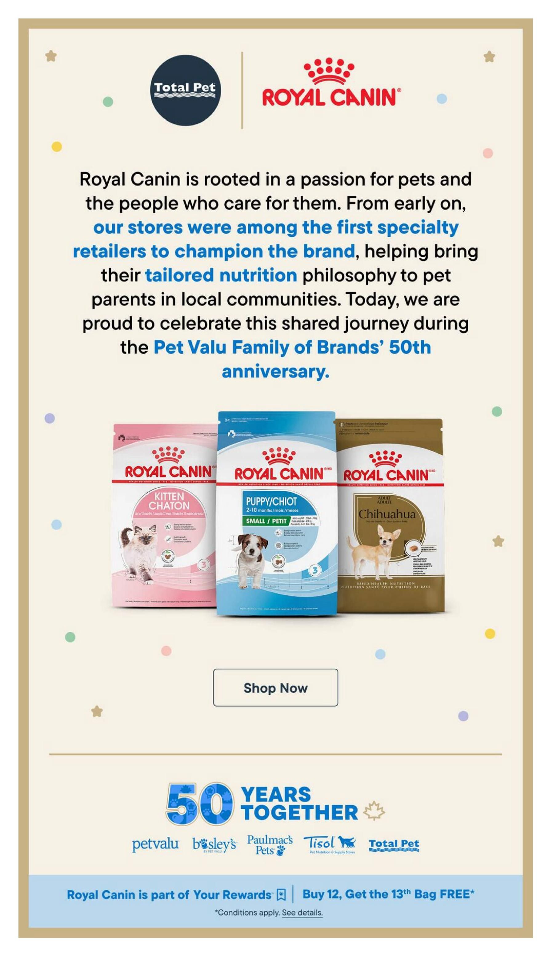 Total Pet Flyer August 6 to 19
