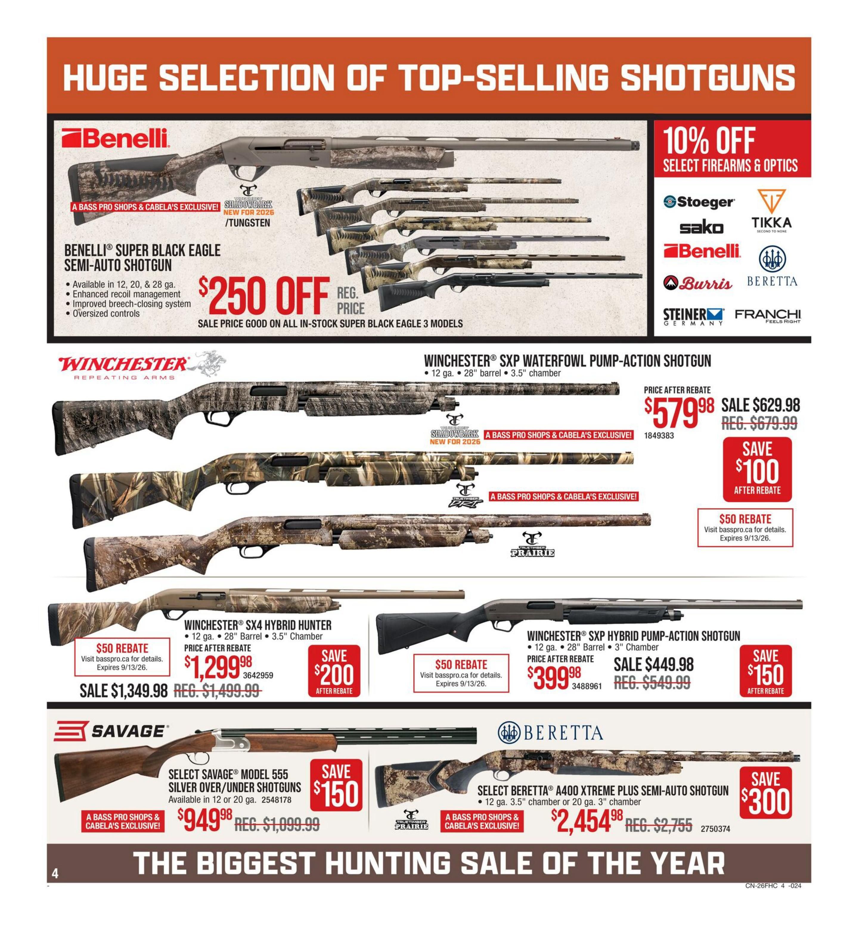 Cabela's Flyer August 6 to 26