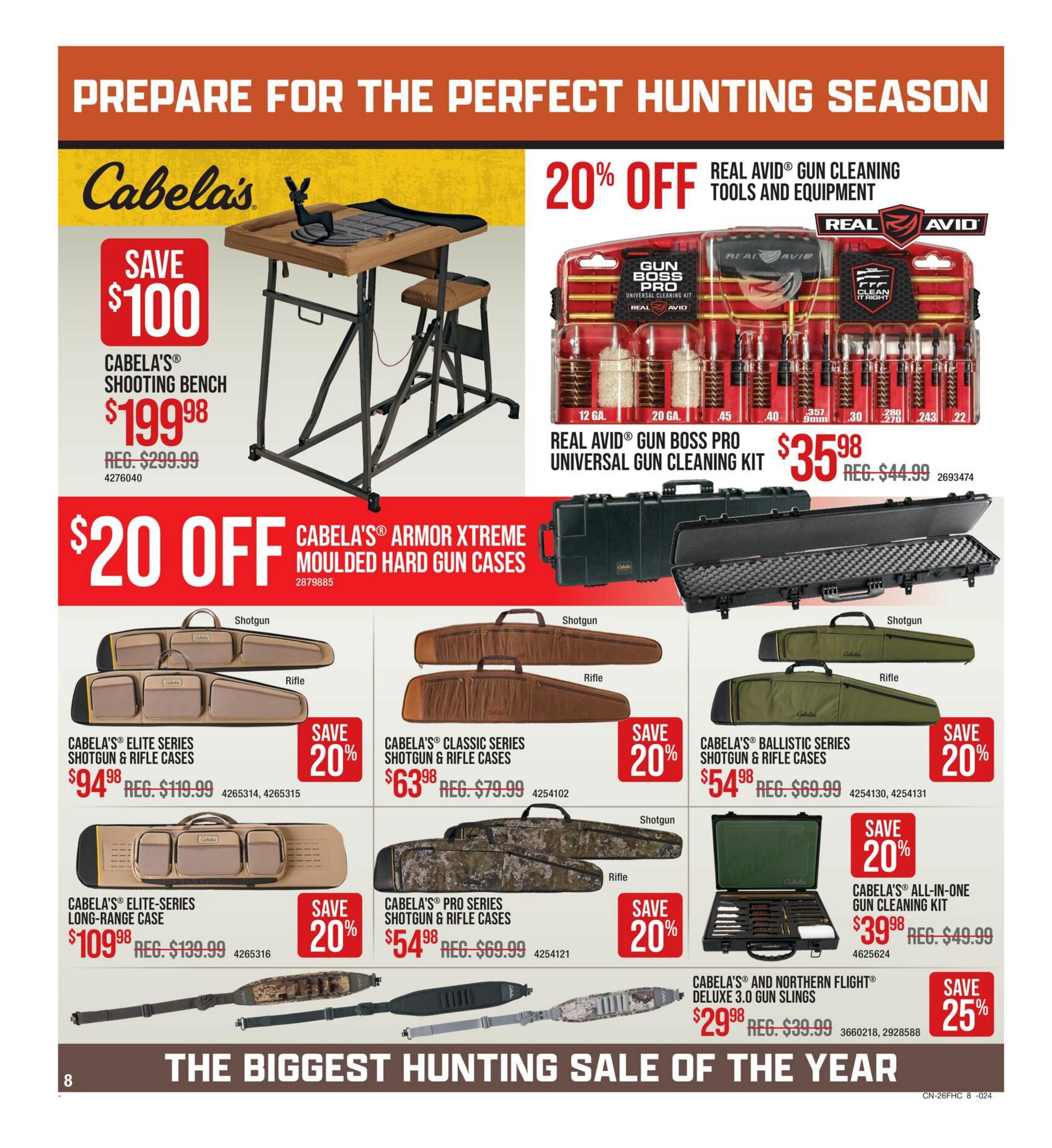 Cabela's Flyer August 6 to 26