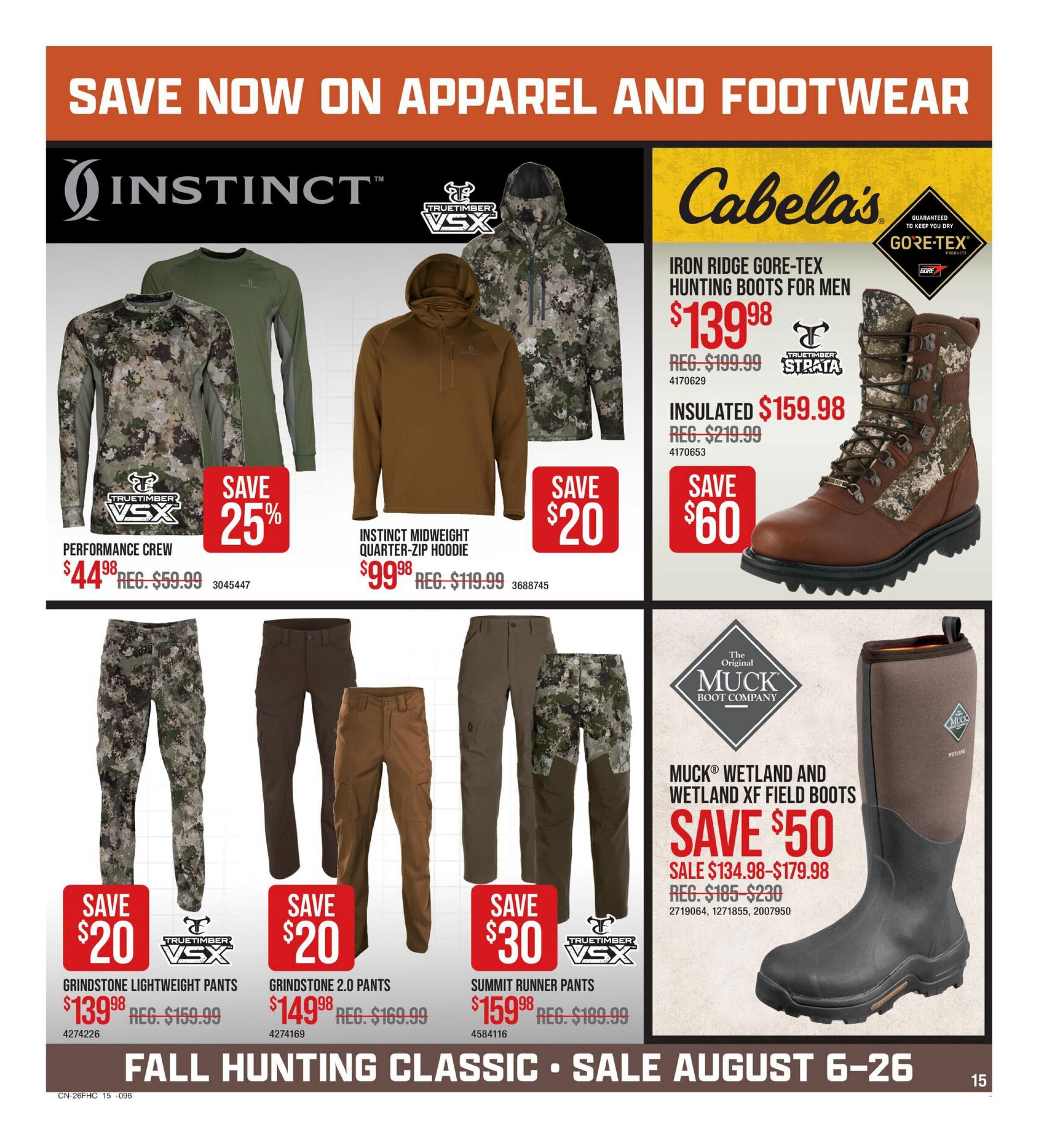 Bass Pro Shops Flyer August 6 to 26