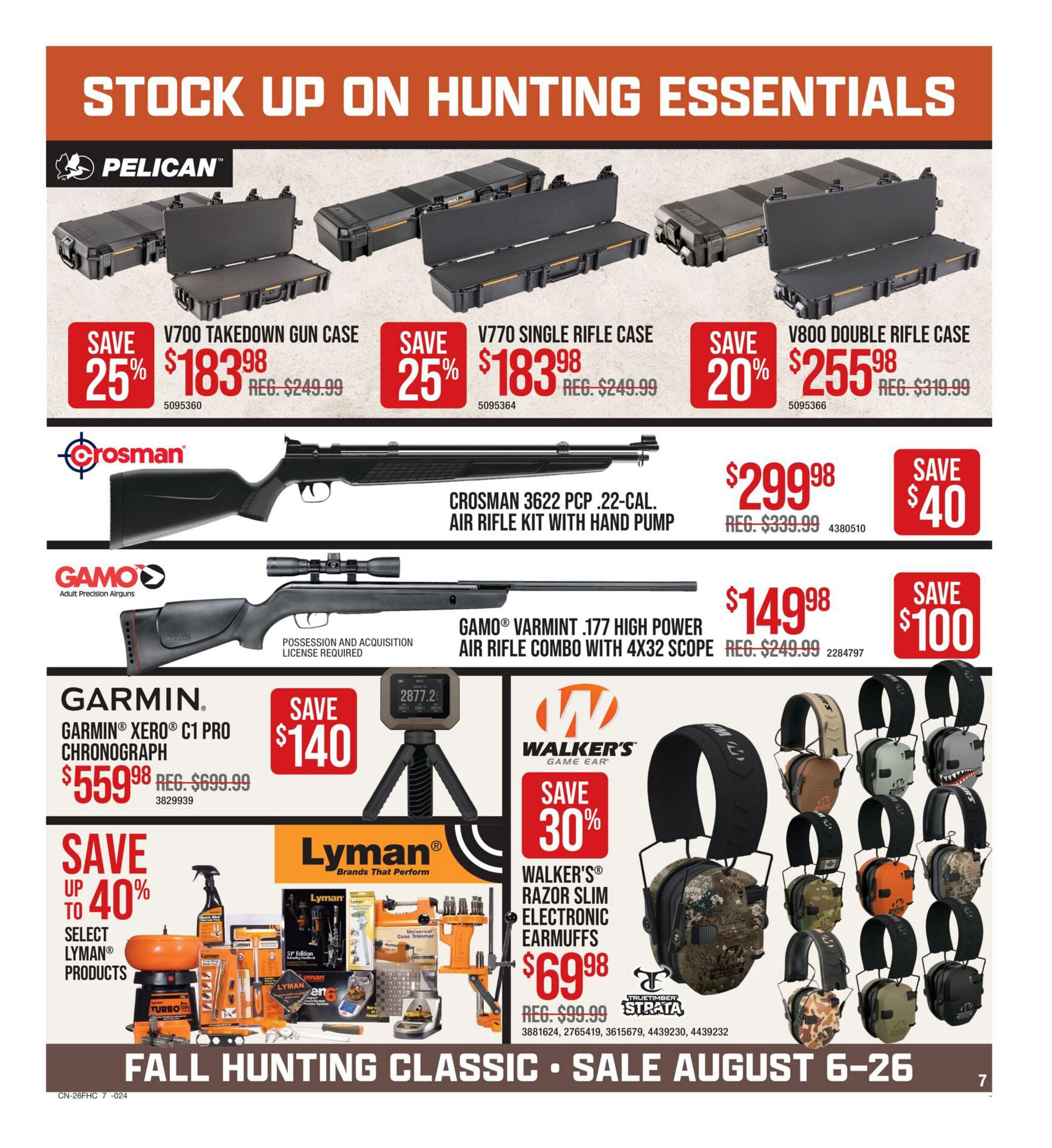 Bass Pro Shops Flyer August 6 to 26