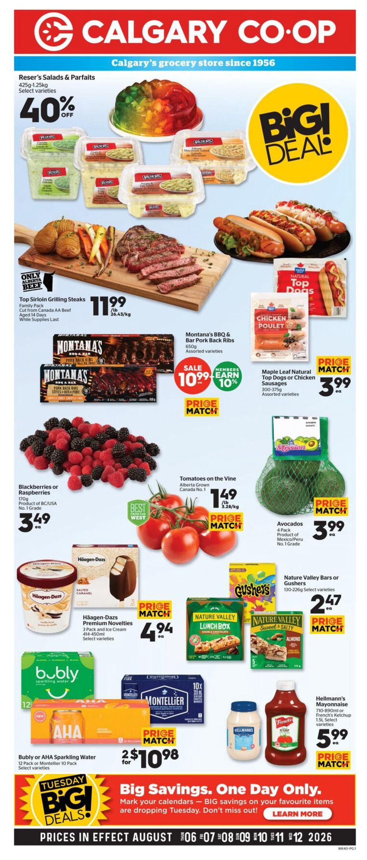 Calgary Co-op Flyer August 6 to 12