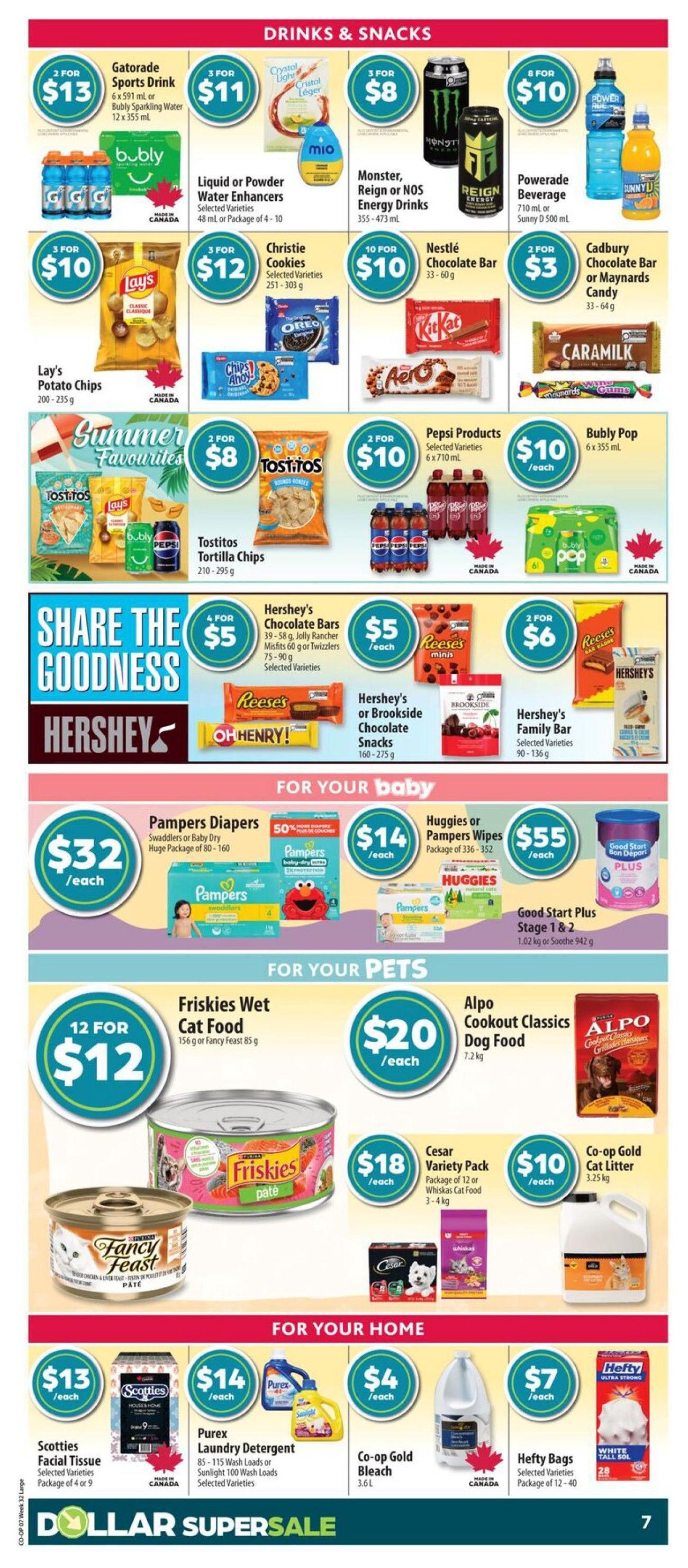 Co-op (West) Food Store Flyer August 6 to 12