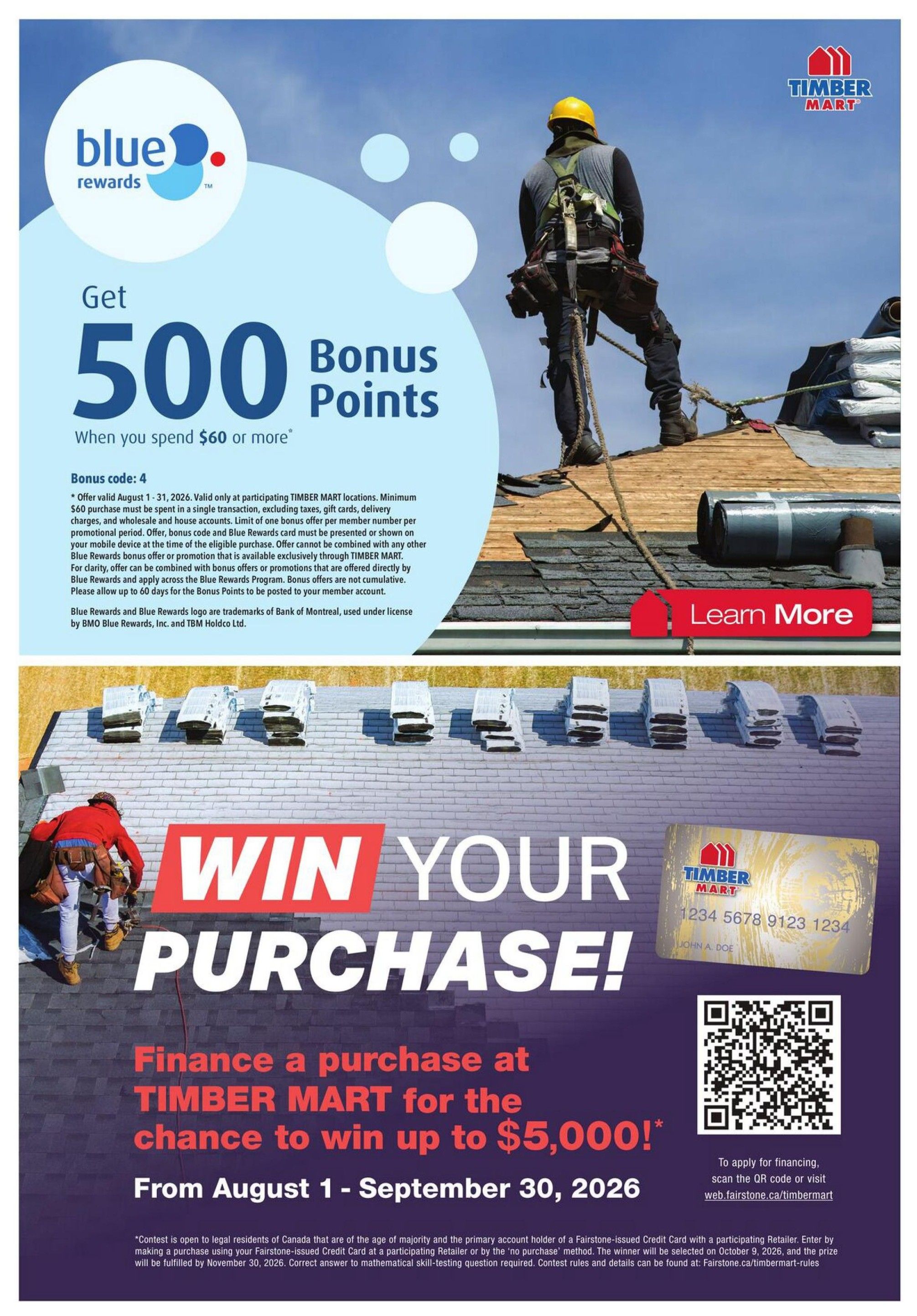 Timber Mart Flyer August 6 to 19