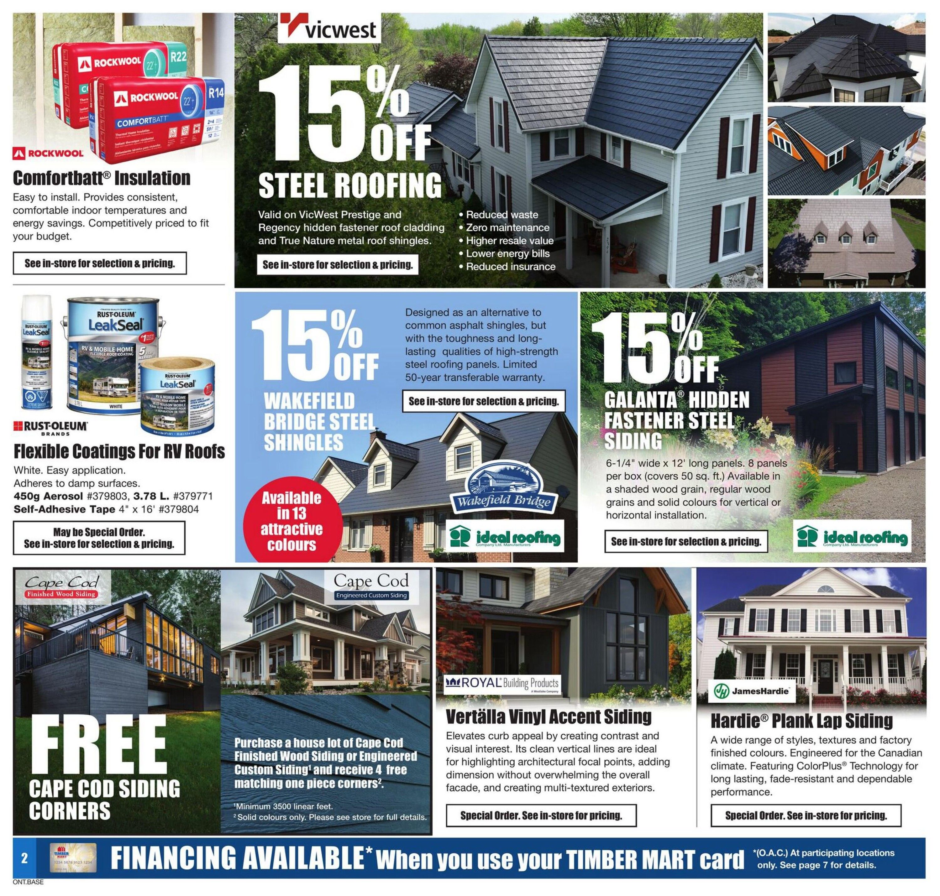 Timber Mart Flyer August 6 to 19