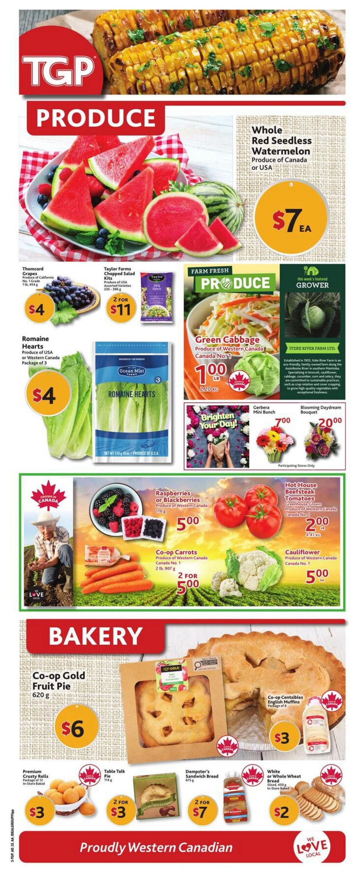 TGP The Grocery People Flyer August 6 to 12
