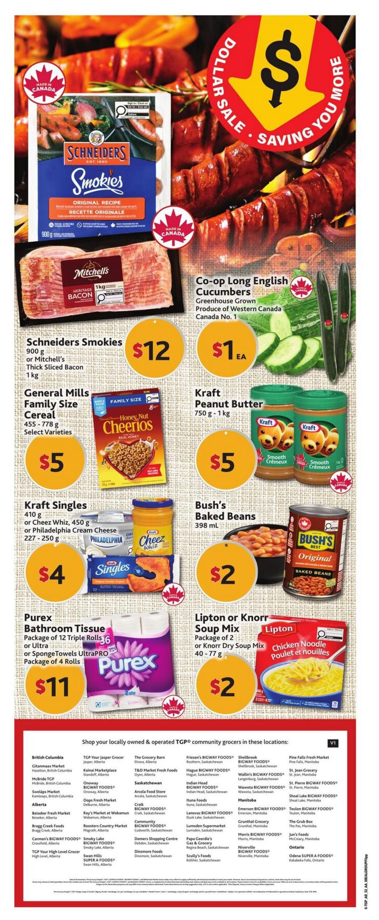 TGP The Grocery People Flyer August 6 to 12