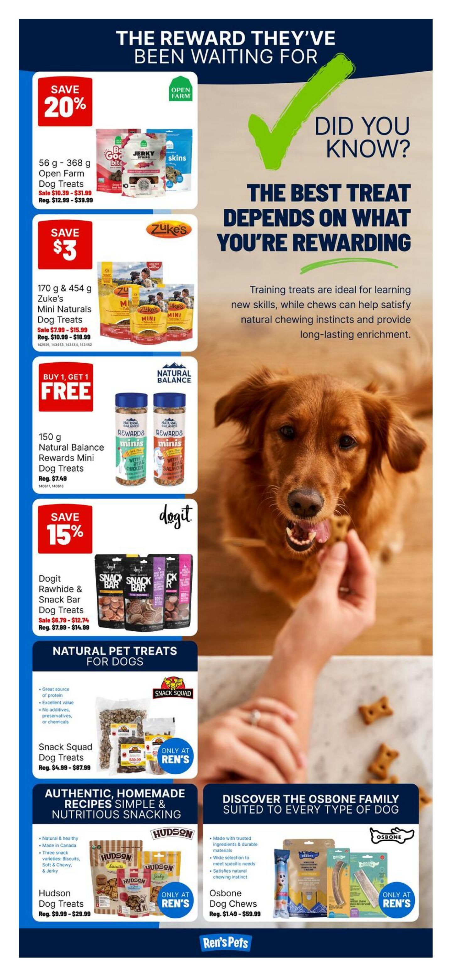 Ren's Pets Flyer August 6 to 12